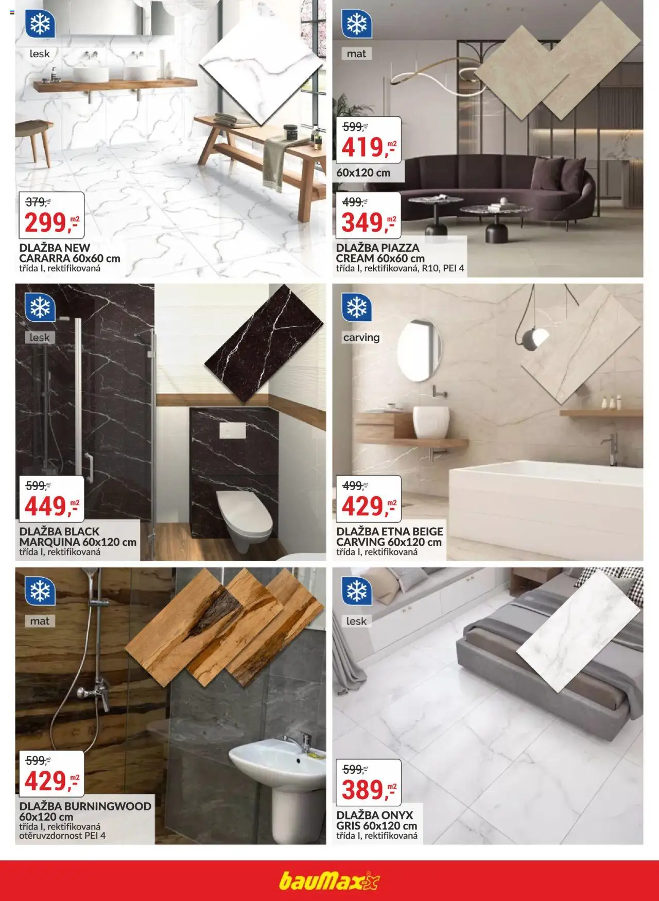 BAUMAX leták - Dveře a podlahy od 17.09.2025 | Strana: 7 | Produkty: Dlažba