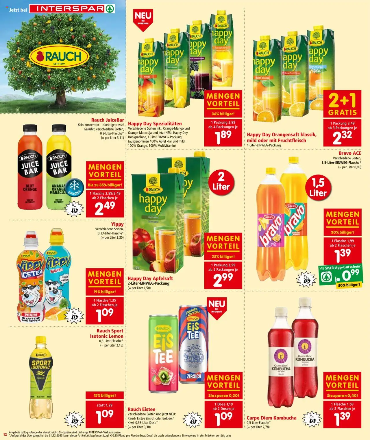 Interspar Flugblatt - Kärnten gültig ab 05.06.2025 | Seite: 12 | Produkte: Mango, Äpfel, Papier blanc, Ananas