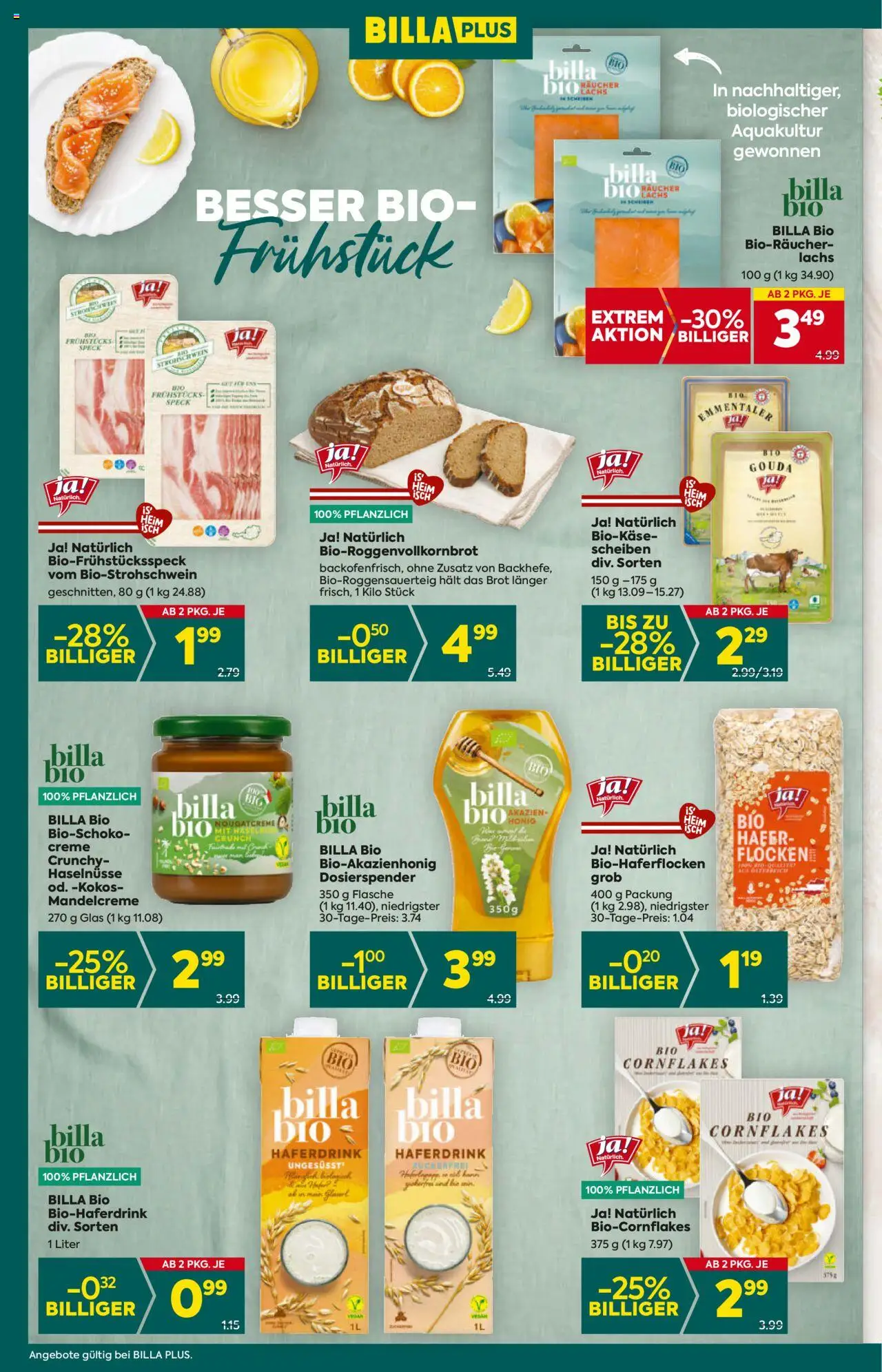 Billa Plus Flugblatt - Steiermark gültig ab 16.10.2025 | Seite: 10 | Produkte: Flocken, Creme, Brot