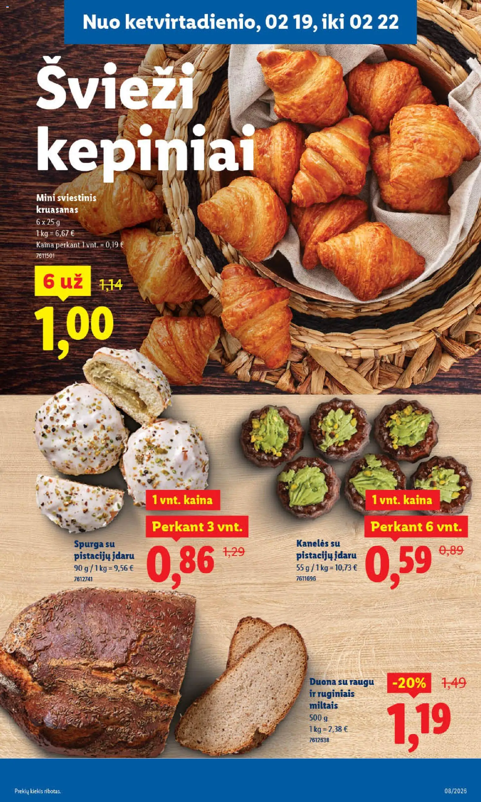 LIDL akcijos nuo 16.02.2026 | Puslapis: 35 | Prekių: Spurga, Duona