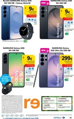 Carrefour folder week 11 - Voorbeeld van een folder van Carrefour, geldig van 11.03.2026 | Pagina: 41 | Producten: Smartphone, Mobiel, Bluetooth, Kan