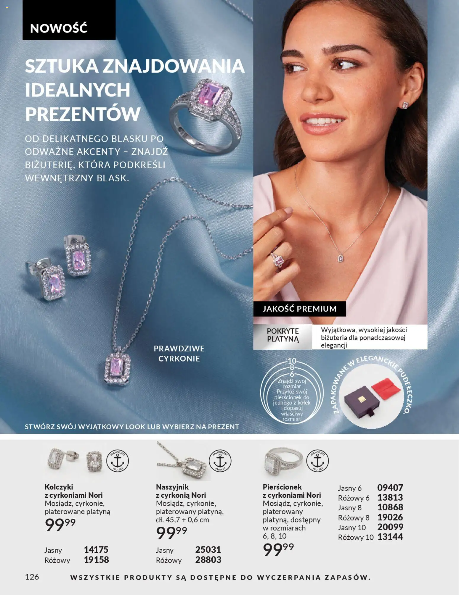 Avon Katalog 3 2026 od 01.03.2026 | Strona: 126 | Produkty: Naszyjnik, Pierścionek, Nori