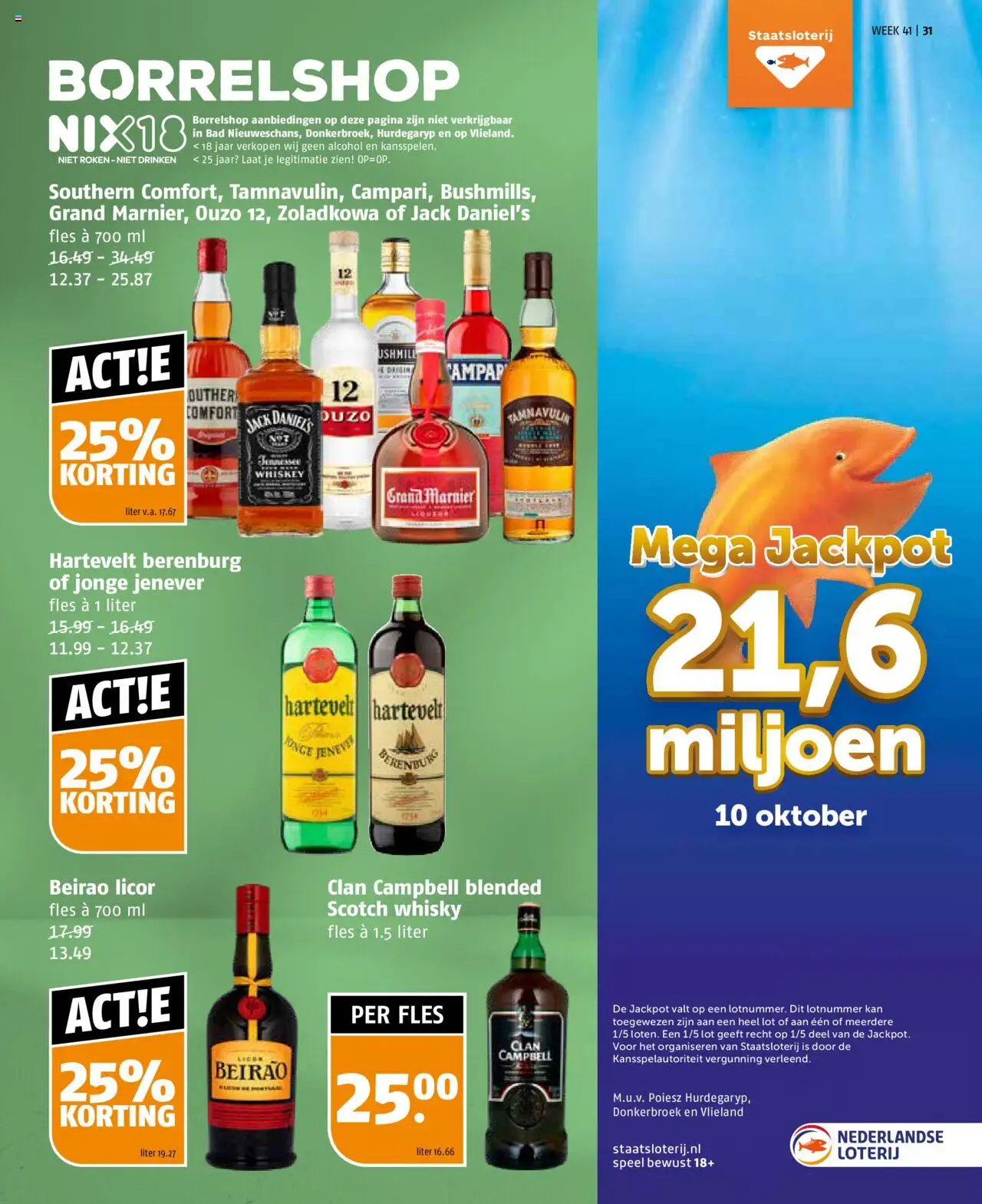 {H1} | Pagina: 31 | Producten: Kan, Fles, Chili szósz, Alcohol