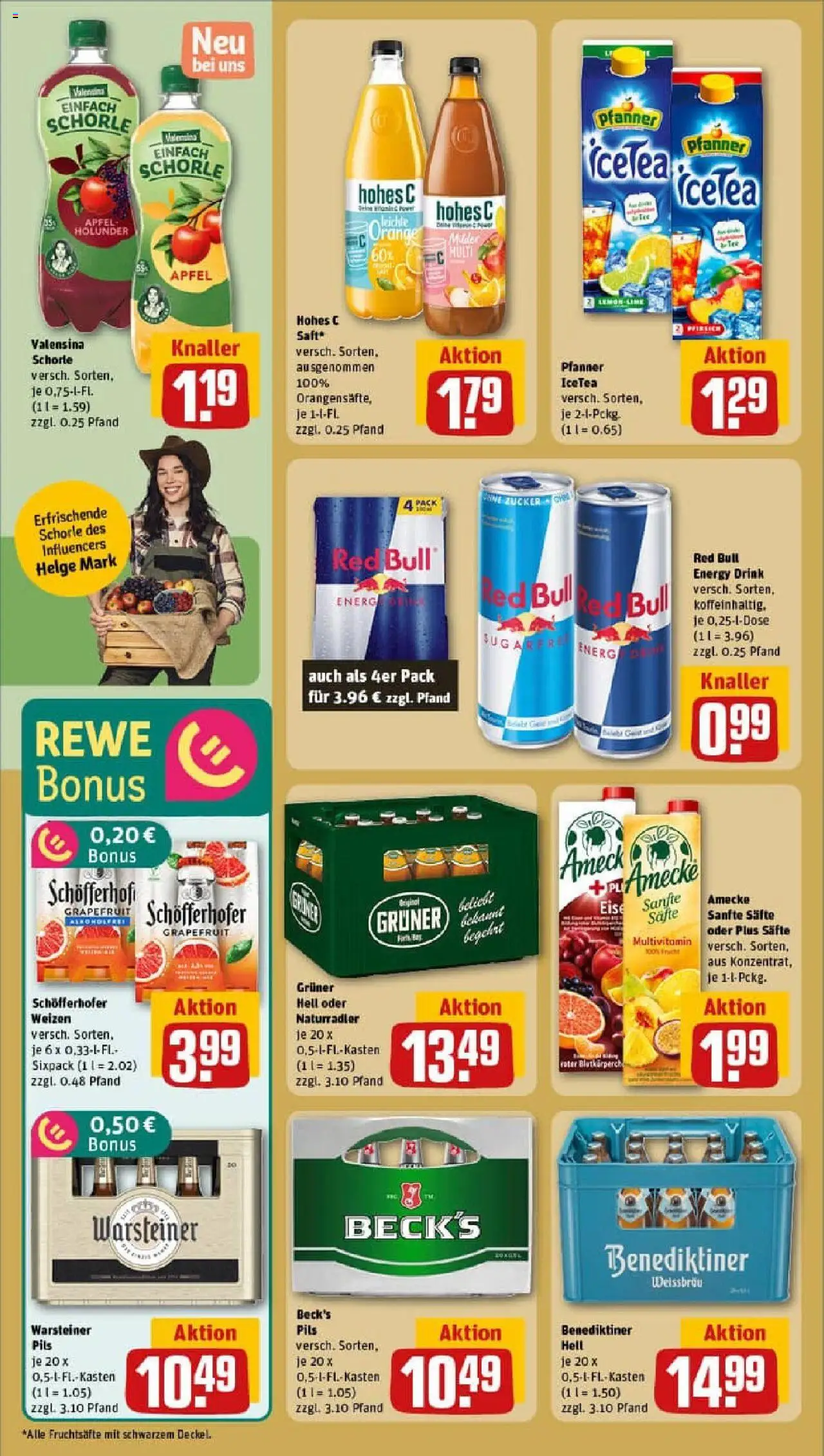 Rewe prospekt Nordheim V.d. Rhön	 - gültig ab dem 11.08.2025 | Seite: 16 | Produkte: Valensina, Grapefruit, Hohes c, Saft