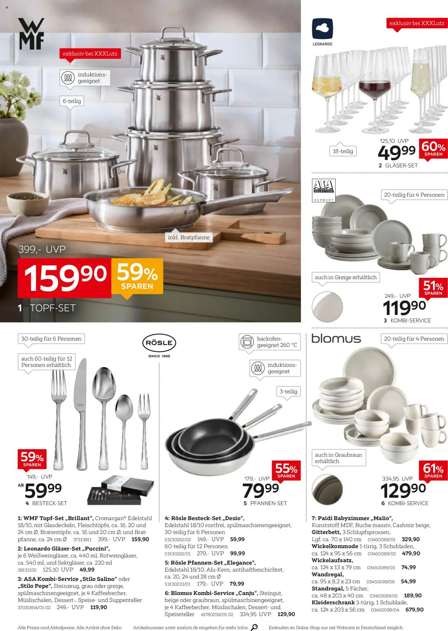 XXXL Lutz Prospekt 	 – gültig ab 22.02.2026 | Seite: 4 | Produkte: Kleiderschrank, Backofen