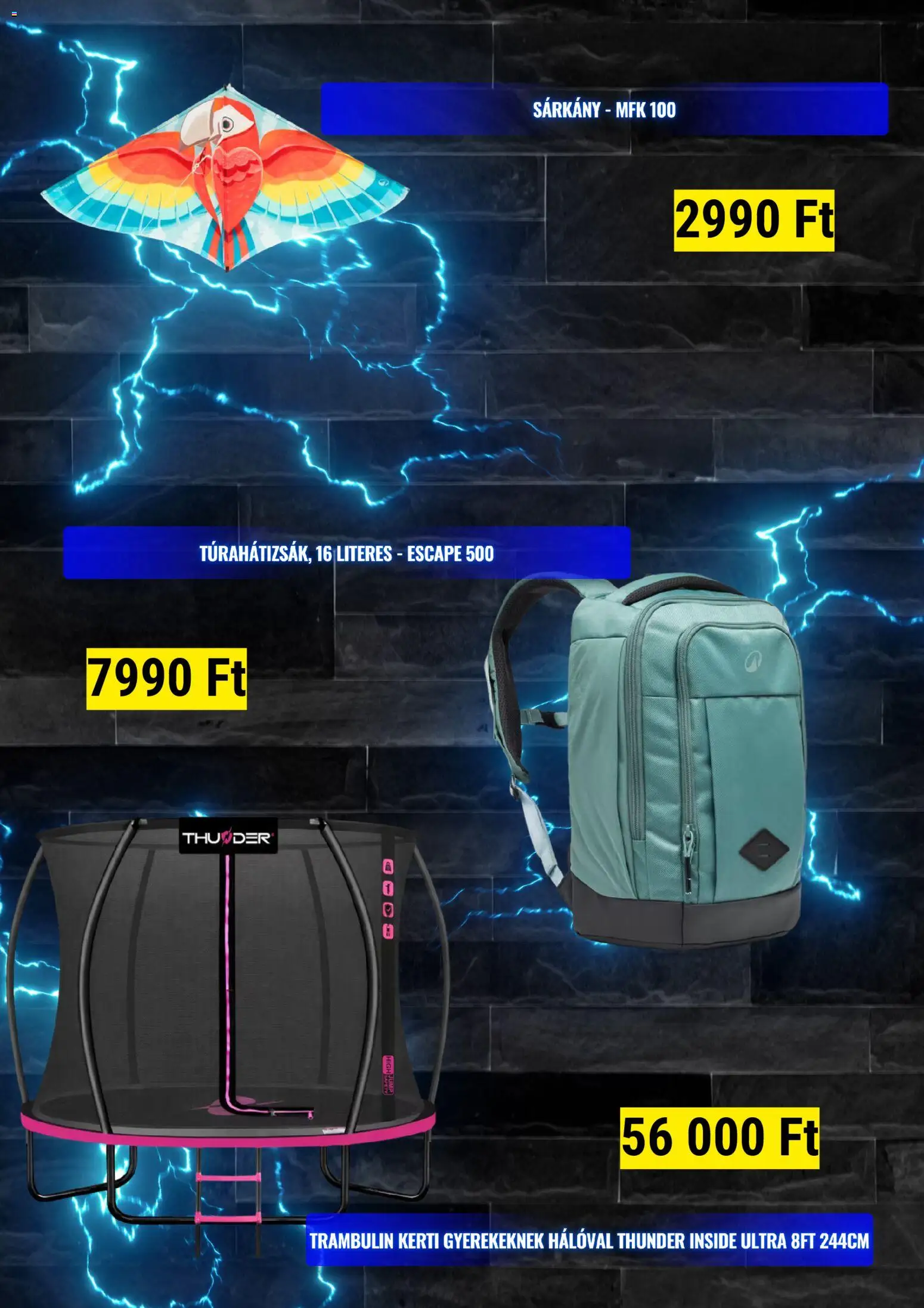 Decathlon akciós ujság - amely érvényes a következő dátumtól: 01.04.2026 | Oldal: 4 | Termékek: Trambulin