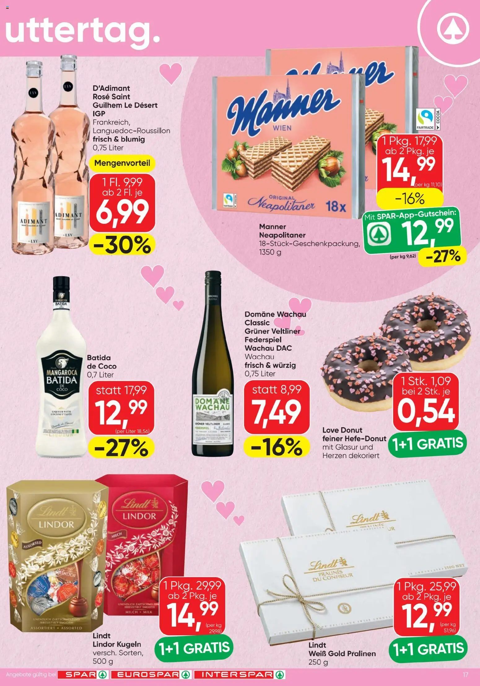Spar - Flugblatt gültig ab 23.04.2026 | Seite: 17 | Produkte: Milch