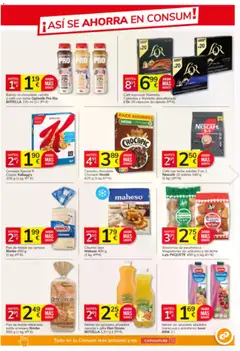 Vista previa Consum folleto válido desde el 05.02.2026 | Página: 5 | Productos: Leche, Chocolate, Cereales, Pan de molde