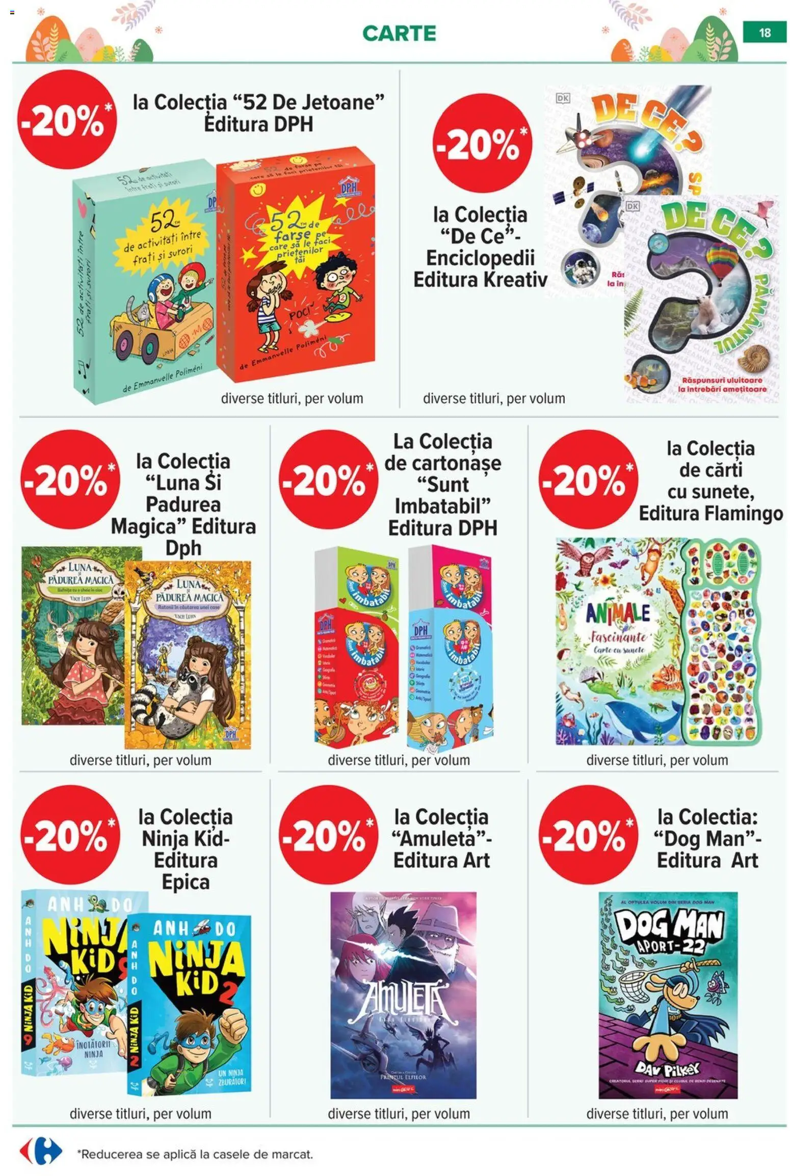 Noul catalog Carrefour – valabil de la 25.03.2026 | Pagină: 20 | Produse: Cărți