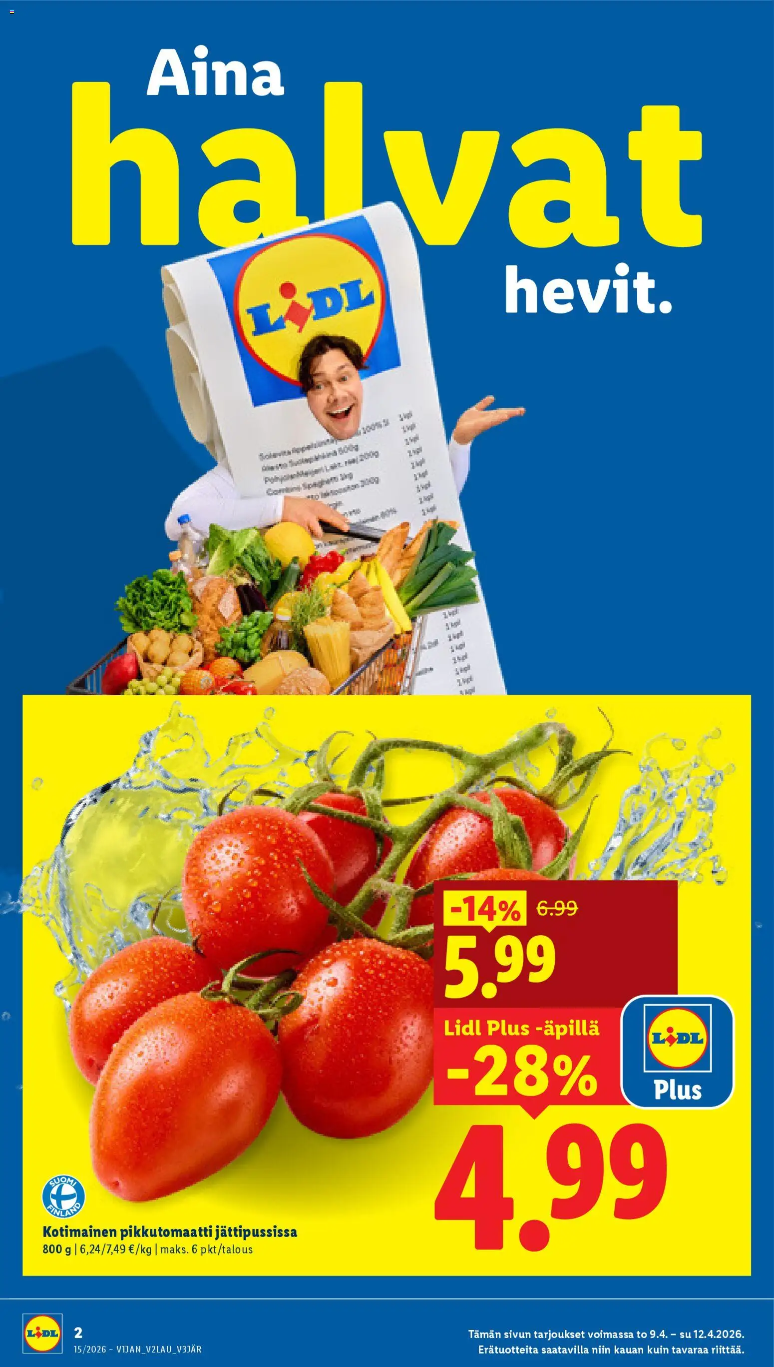 Lidl tarjoukset – voimassa 09.04.2026 alkaen | Sivu: 2