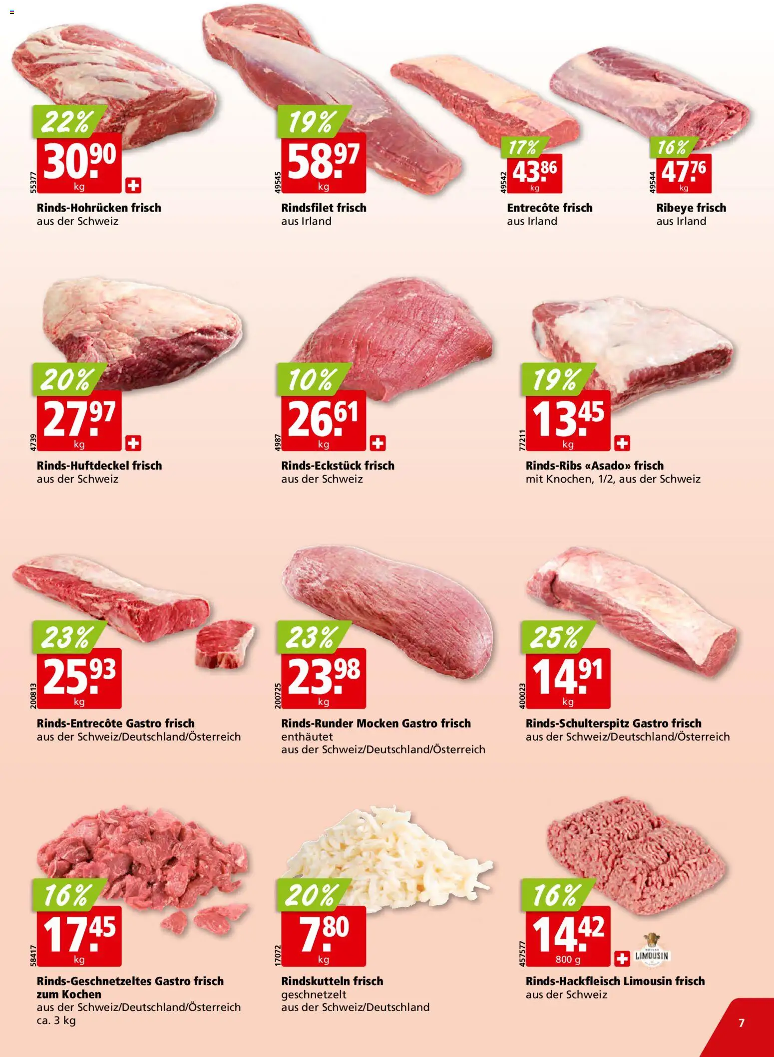 Aligro Aktionen Schlieren, Gossau SG, Frauenfeld, Rapperswil-Jona, Sargans, Bern, Brüttisellen, Pratteln, Emmen, Spreitenbach – gültig ab 02.02.2026 | Seite: 7