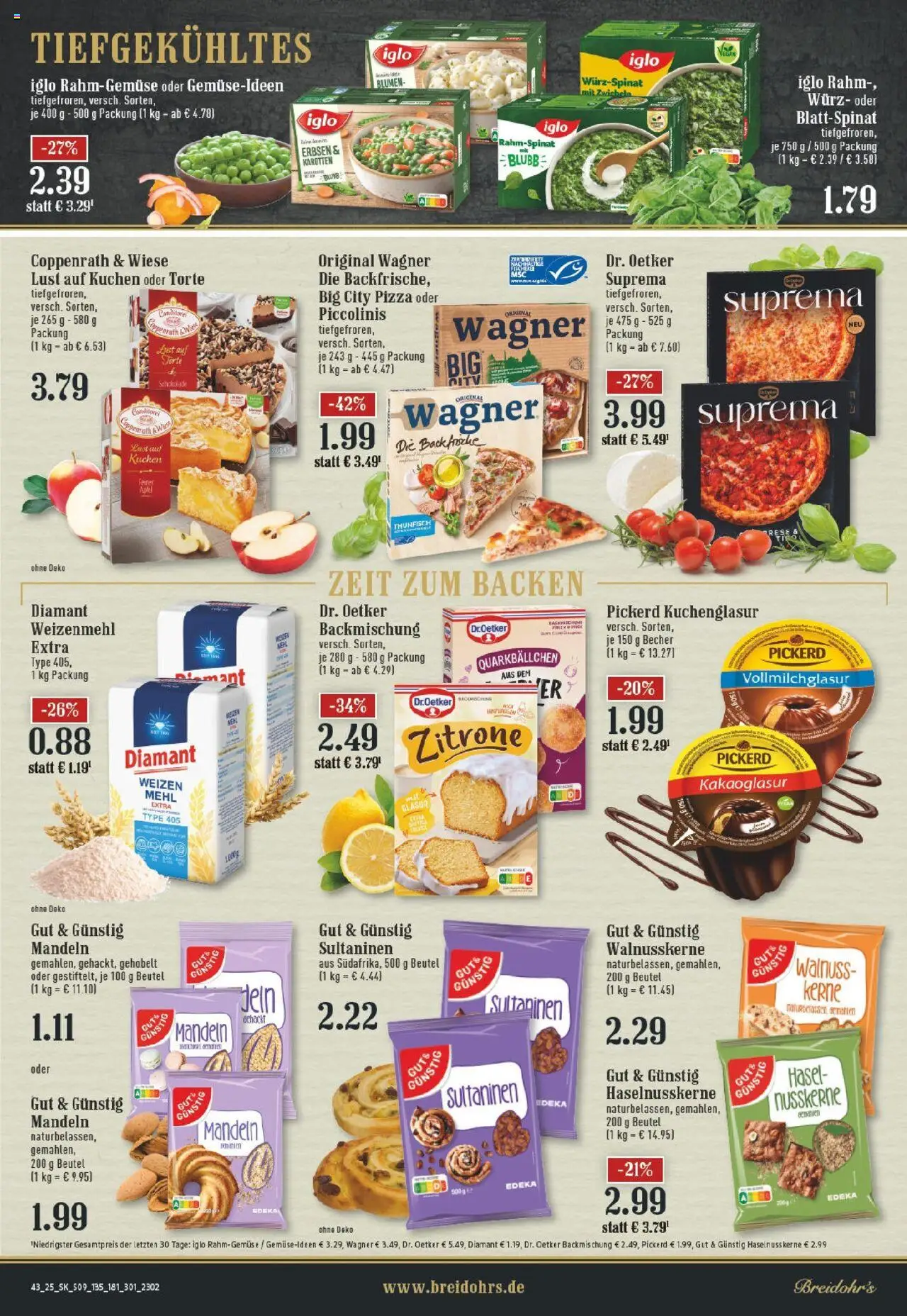 Edeka prospekt Rösrath	 – gültig ab 19.10.2025 | Seite: 9 | Produkte: Schokolade, Zitrone, Pizza, Erbsen