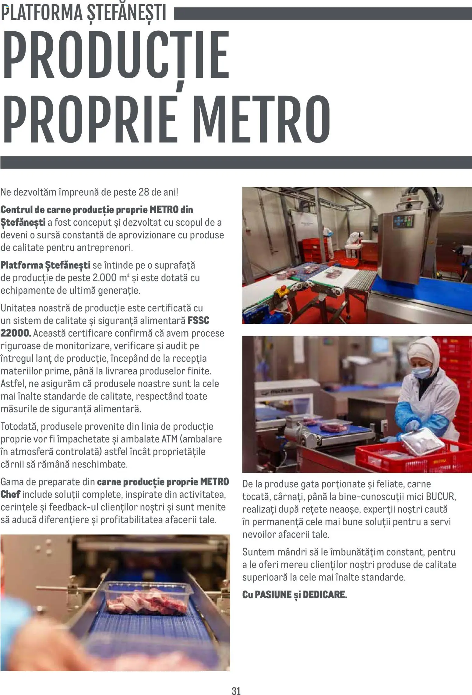 Noul catalog Metro – valabil de la 14.11.2024 | Pagină: 31 | Produse: Mici, Pește, Cârnați