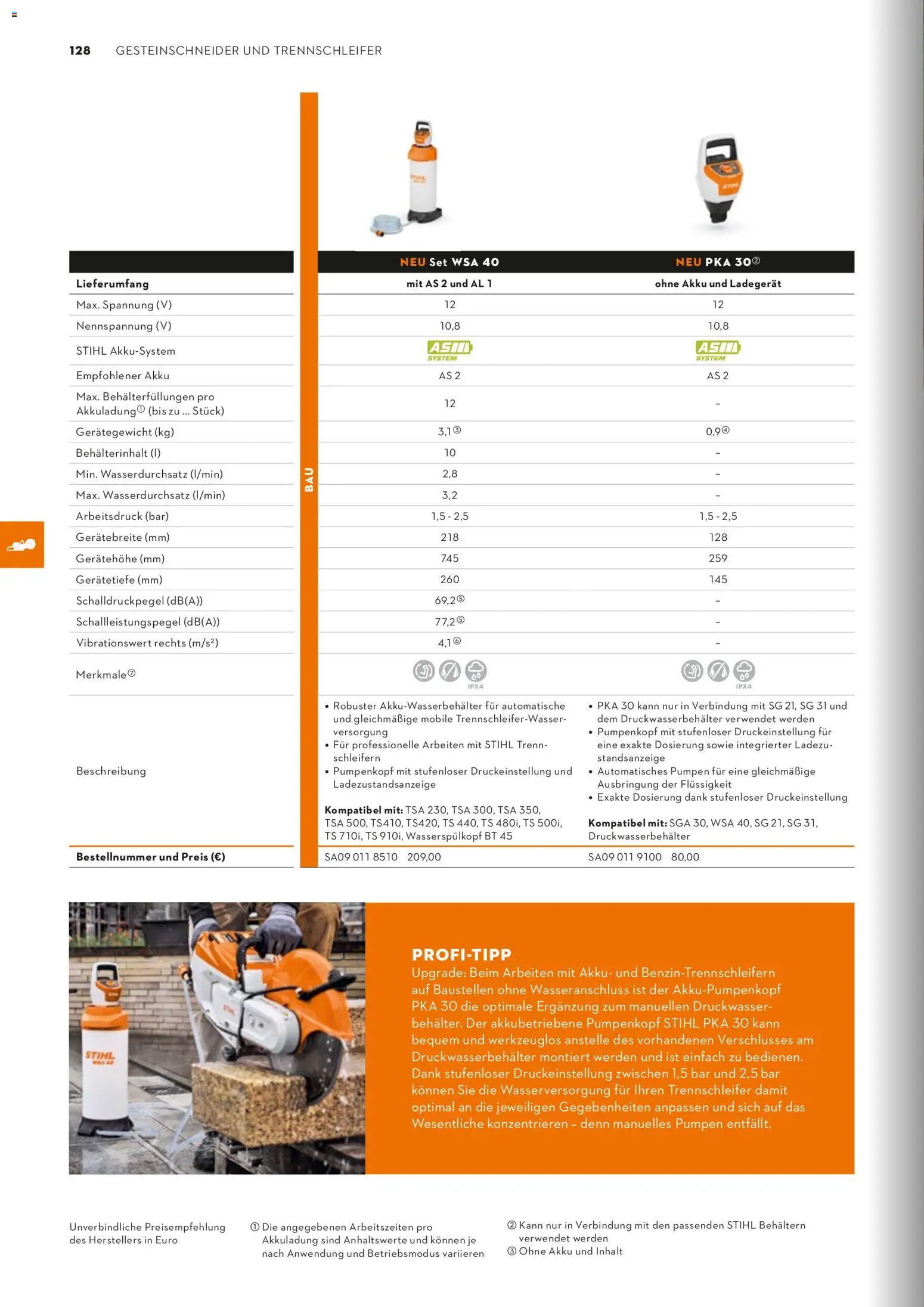 STIHL Katalog – gültig ab 01.01.2026 | Seite: 128 | Produkte: Ladegerät