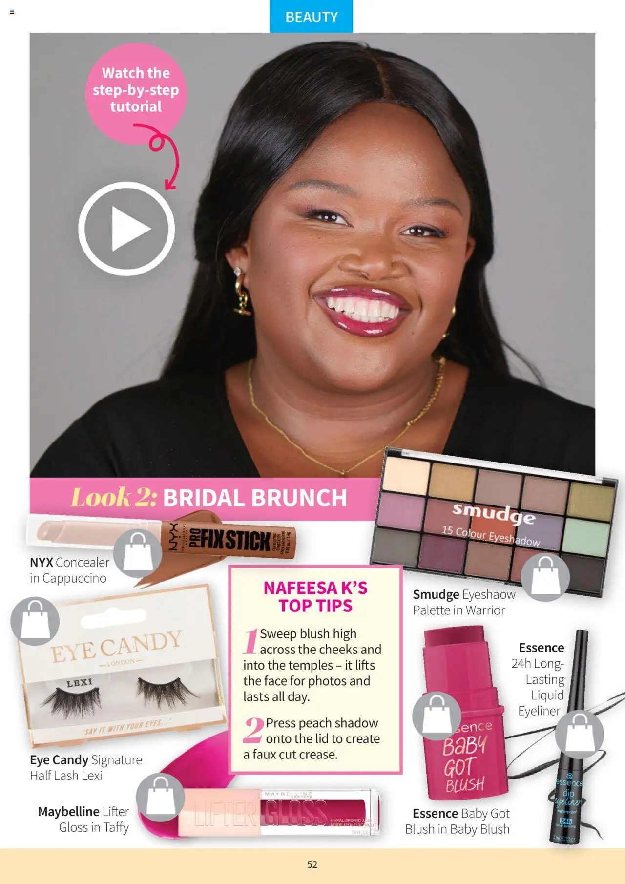 New Clicks catalogue – valid from 01.10.2025 | Page: 52 | Products: Gloss, Watch, Blush, Eyeliner