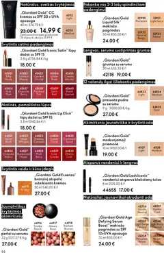 Oriflame leidinys galioja nuo 28.01.2026 | Puslapis: 66 | Prekių: Pudra, Tušas, Kremas