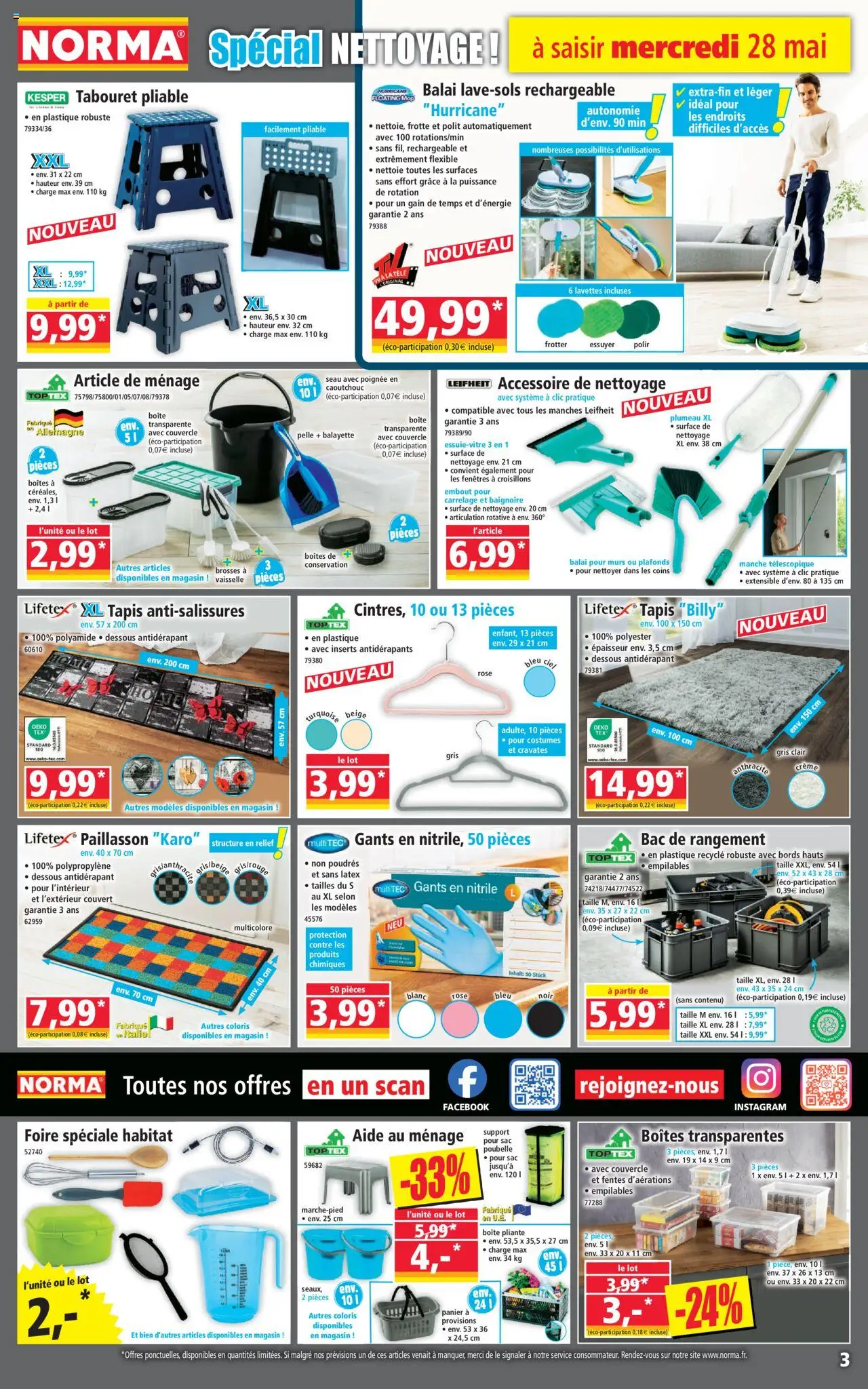  | Page: 3 | Produits: Sac, Balai, Baignoire, Paillasson