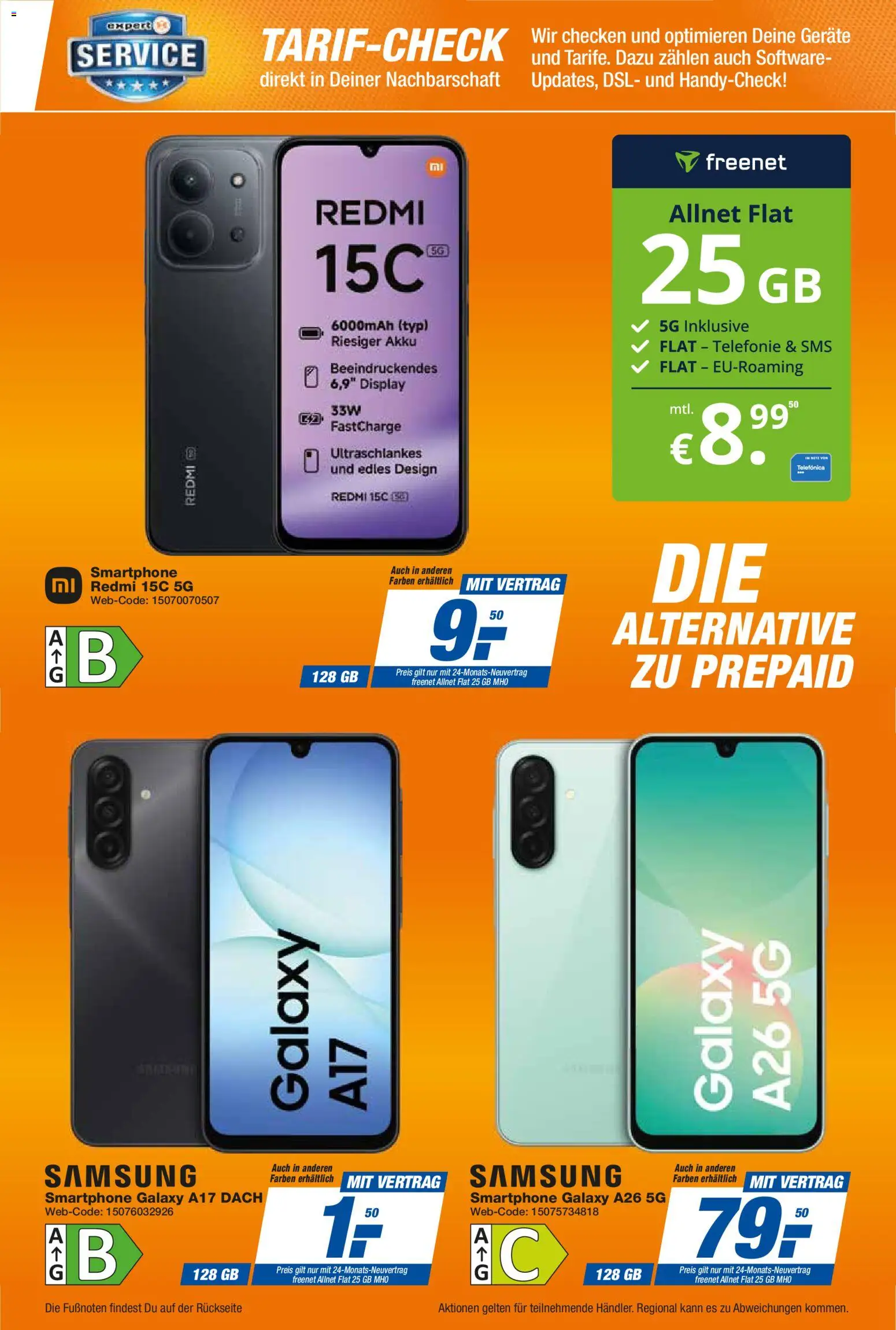 Expert Smarthphone Highlights im März – gültig ab 01.03.2026 | Seite: 21 | Produkte: Samsung, Smartphone