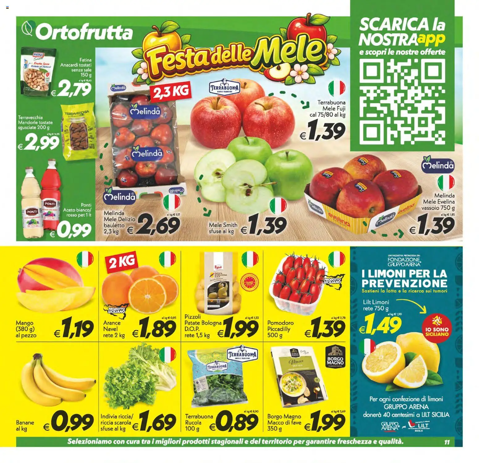 Volantino SuperConveniente del 06.03.2026 | Pagina: 11 | Prodotti: Frutta, Sale, Pomodoro, Vassoio
