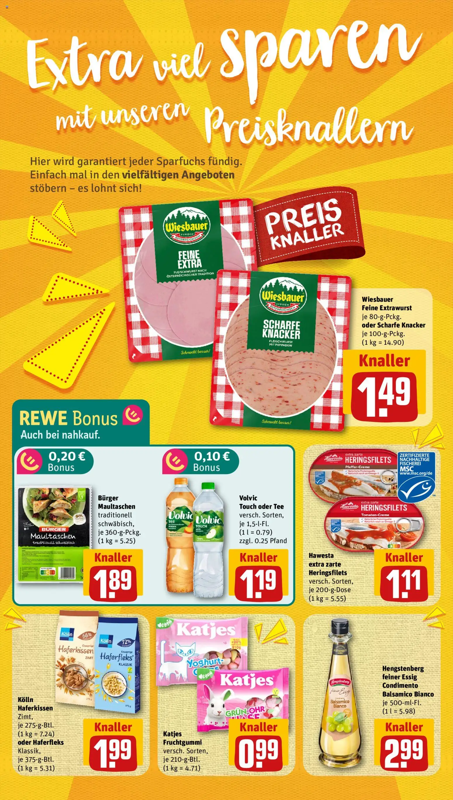 Nahkauf Prospekt – gültig ab 20.04.2026 | Seite: 2 | Produkte: Balsamico, Essig, Tee, Maultaschen