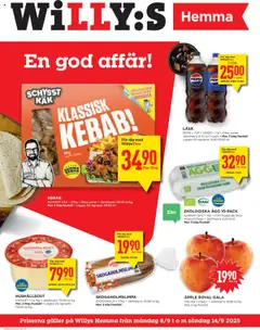 Willys - erbjudanden Hemma - Förhandsvisning av reklamblad från butik Willys aktuell från 08.09.2025