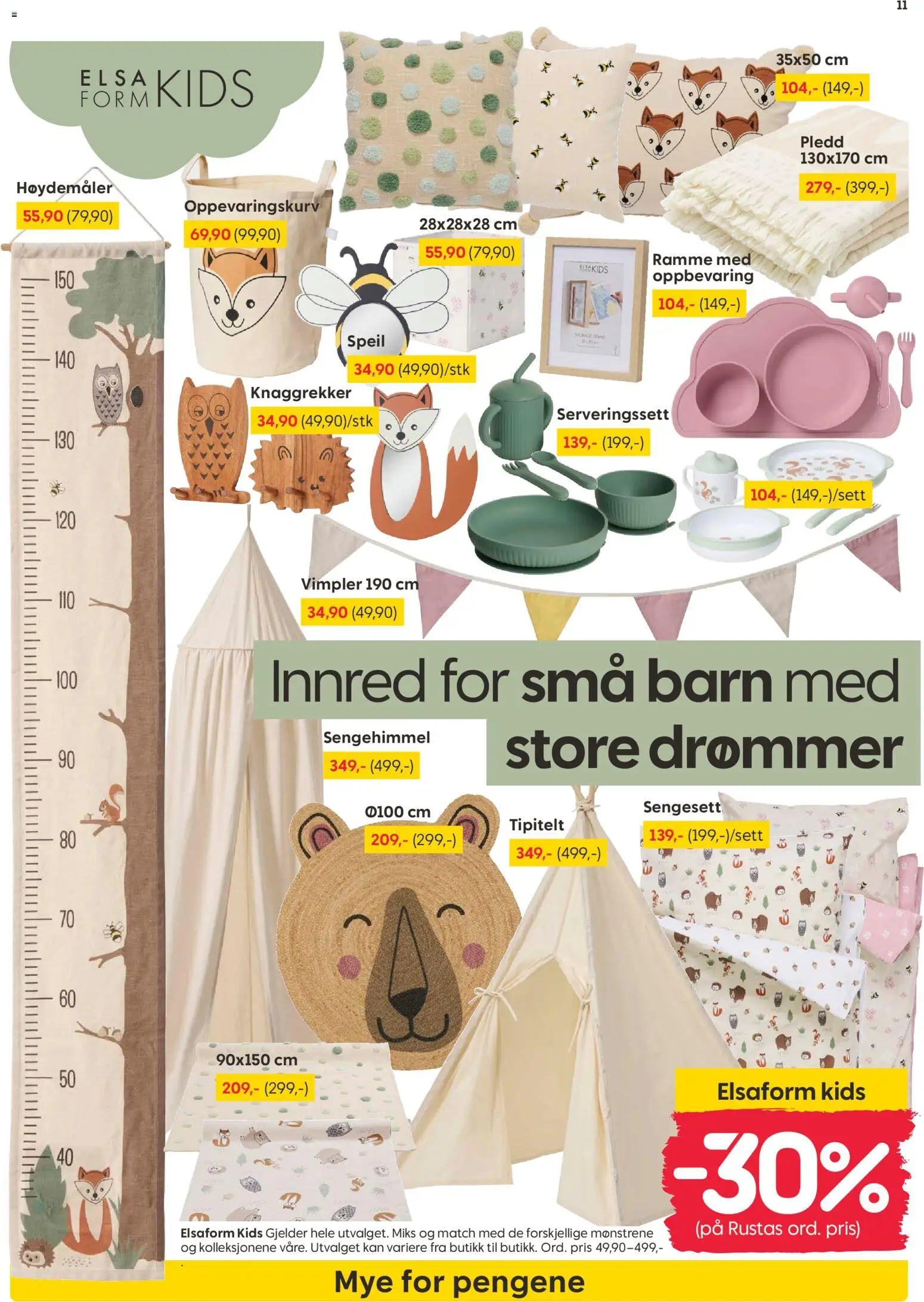 {H1} | Side: 11 | Produkter: Pledd, Speil