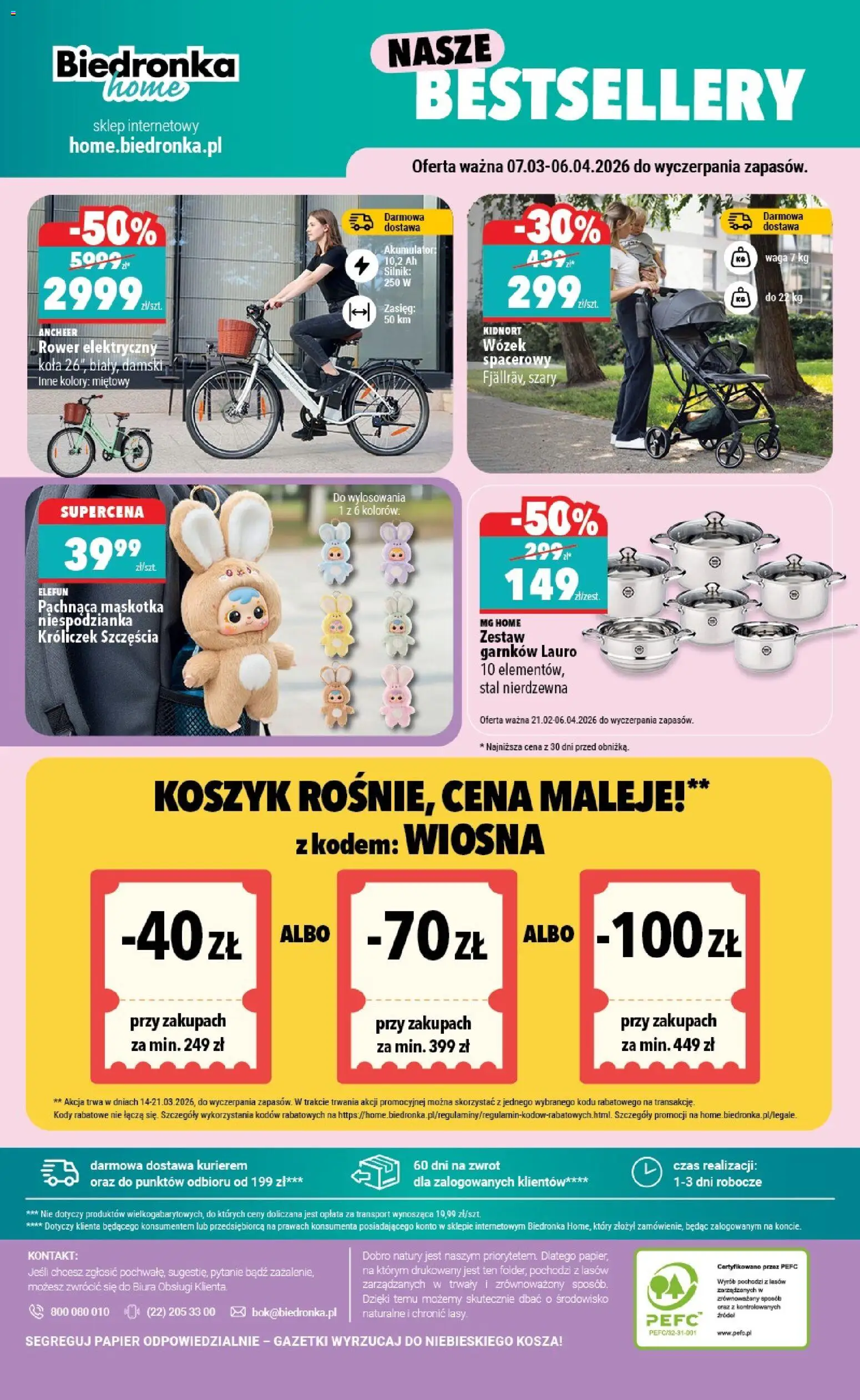 Biedronka - Home od 14.03.2026 | Strona: 6 | Produkty: Waga, Rower