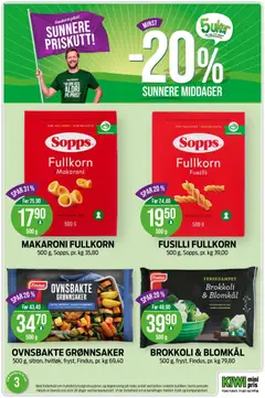 Forhåndsvisning av Brokkoli & Blomkål, 500 g, fryst, Findus, pr. kg 79,80 gyldig fra 12.01.2026 | Side: 6