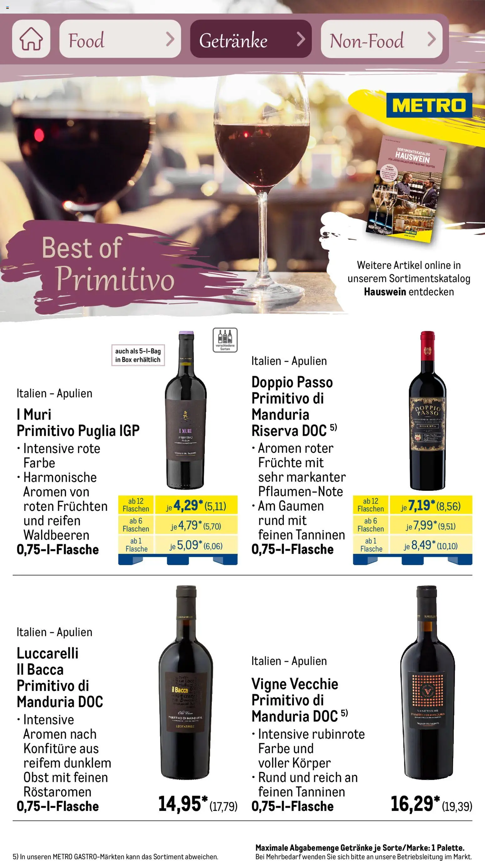 Metro Saisonkatalog Frühlingsgenuss – gültig ab 01.03.2026 | Seite: 57 | Produkte: Box, Doppio passo primitivo, Obst, Doppio Passo