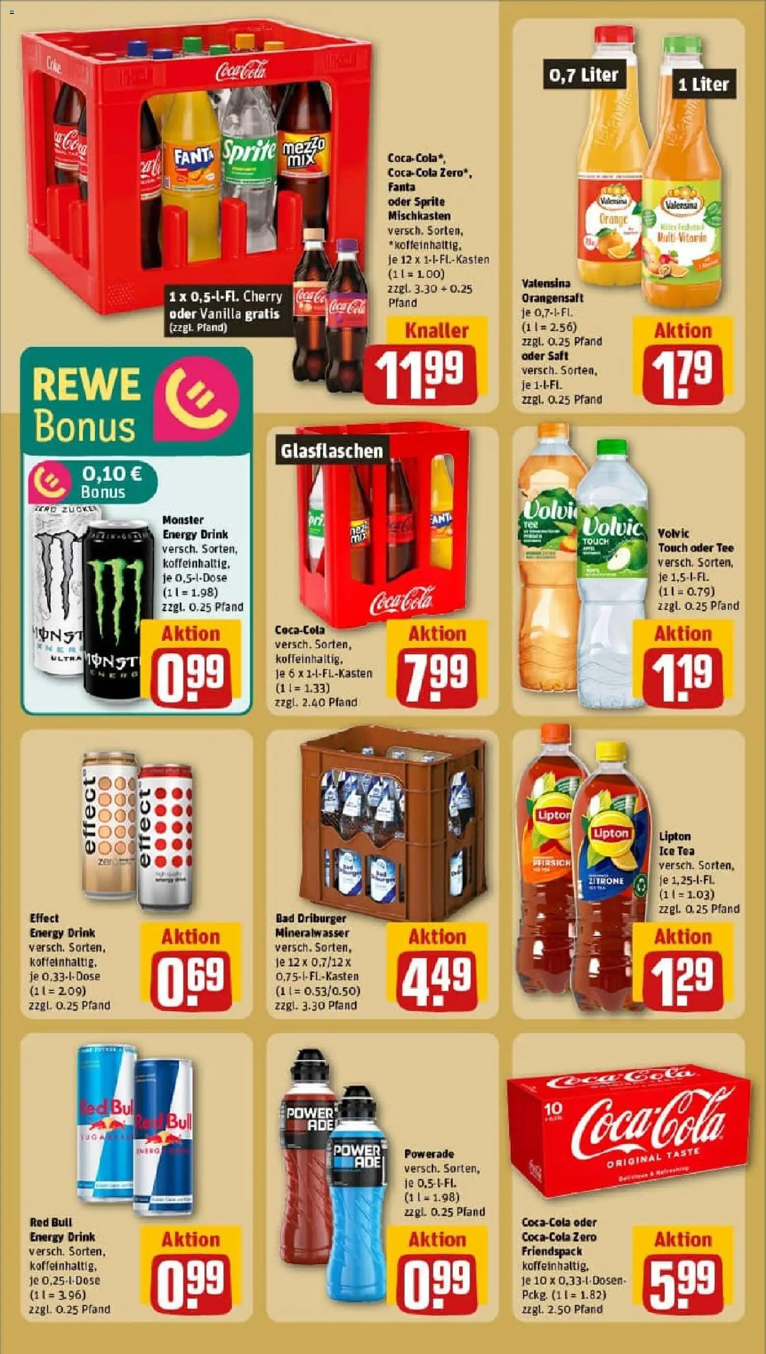 Rewe prospekt Beverungen	 – gültig ab 26.10.2025 | Seite: 20 | Produkte: Bad, Orangensaft, Monster, Saft