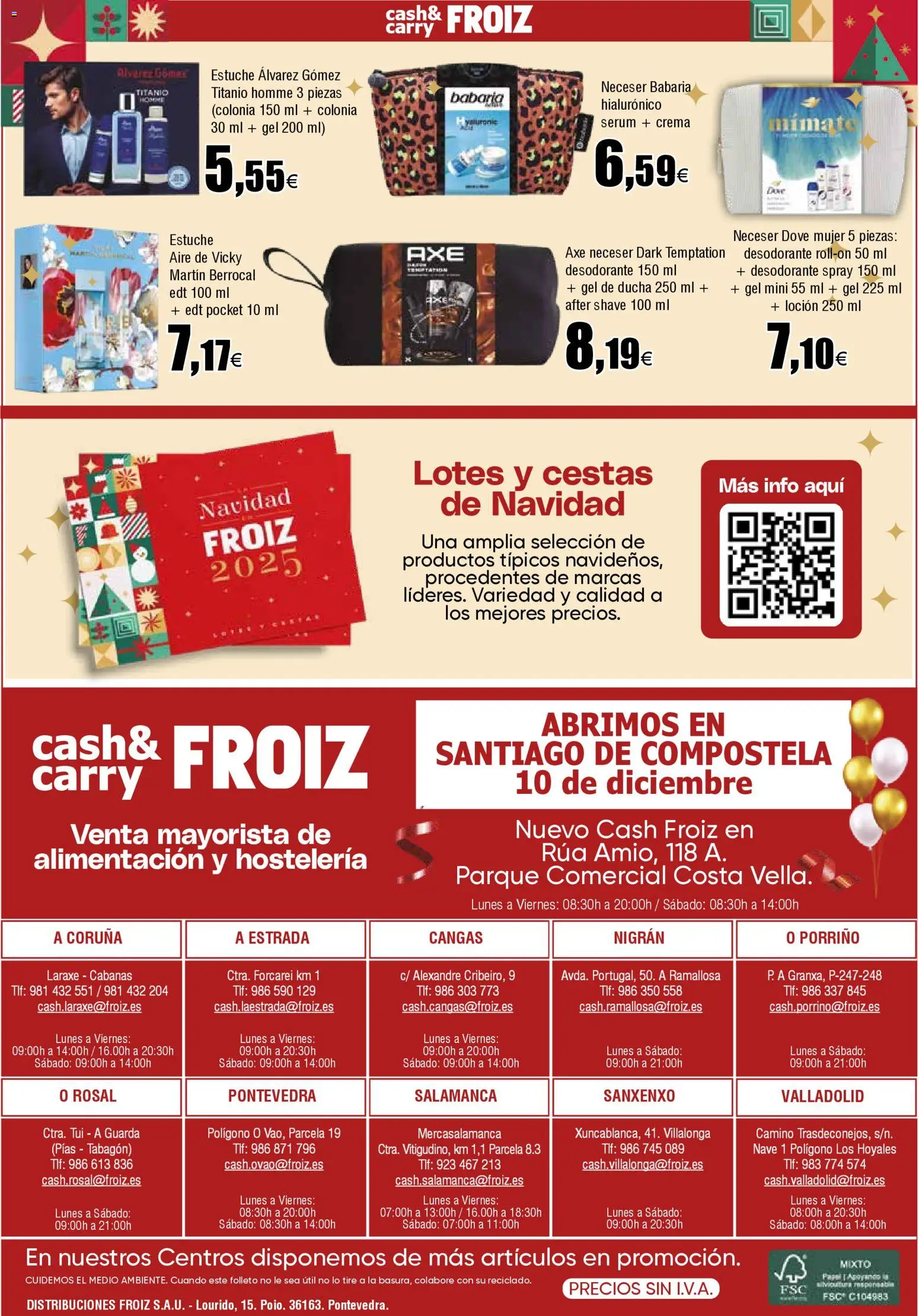 Froiz - Folleto Cash │ válido desde el 02.12.2025 | Página: 16 | Productos: Gel de ducha, Desodorante, Crema, Ducha