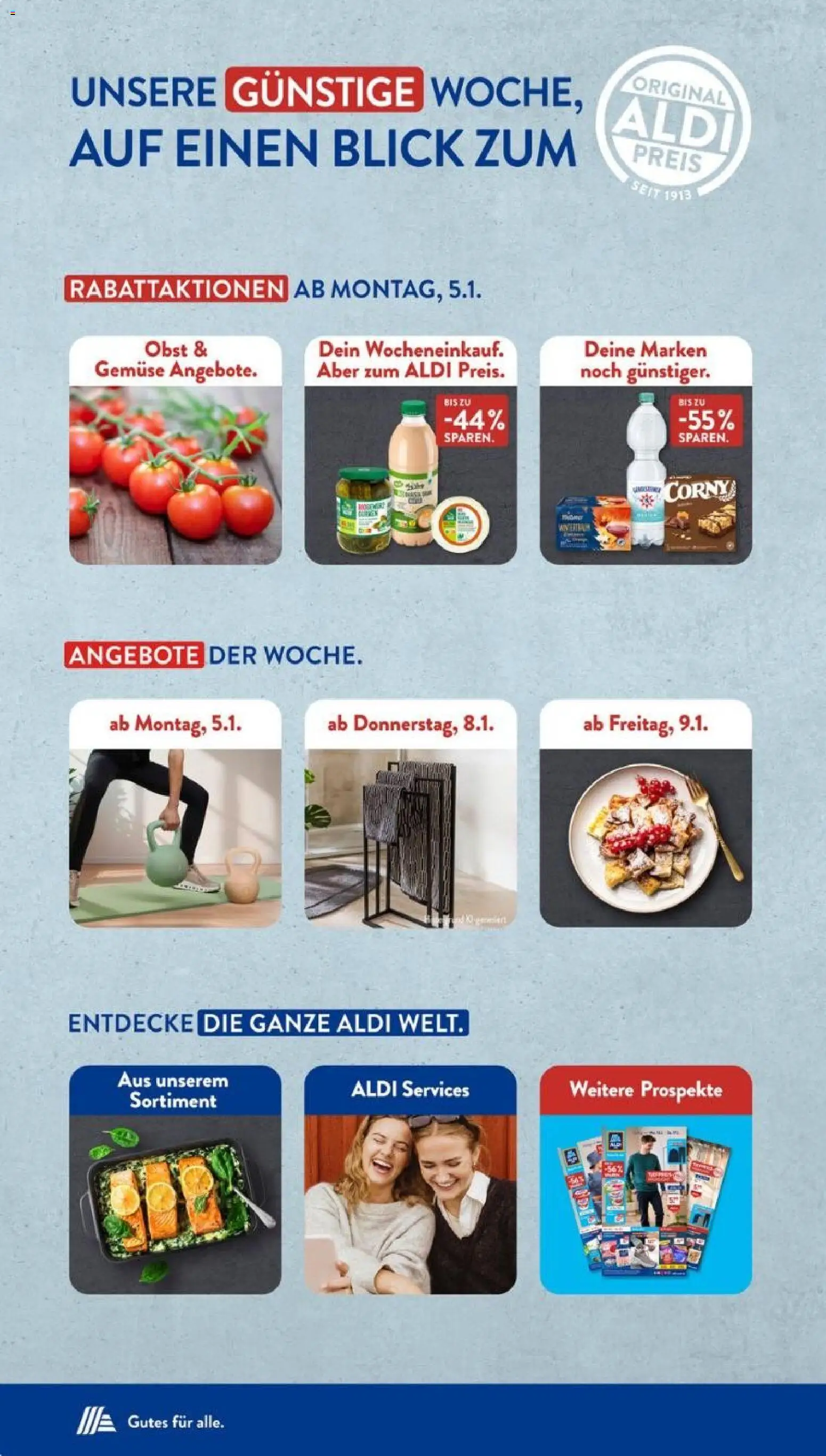 Aldi Süd Prospekt 	 – gültig ab 05.01.2026 | Seite: 2 | Produkte: Gemüse, Obst