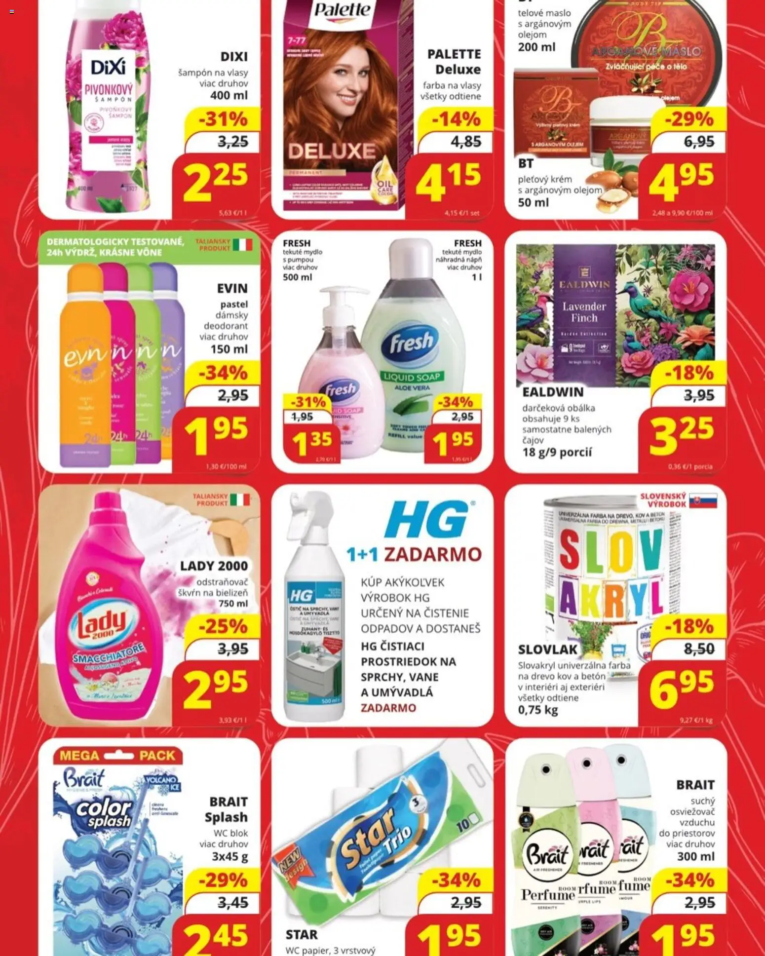 Nové Retrogéria akcie – leták je platný od 02.03.2026 | Strana: 2 | Produkty: Maslo, Wc, Šampón, Mydlo