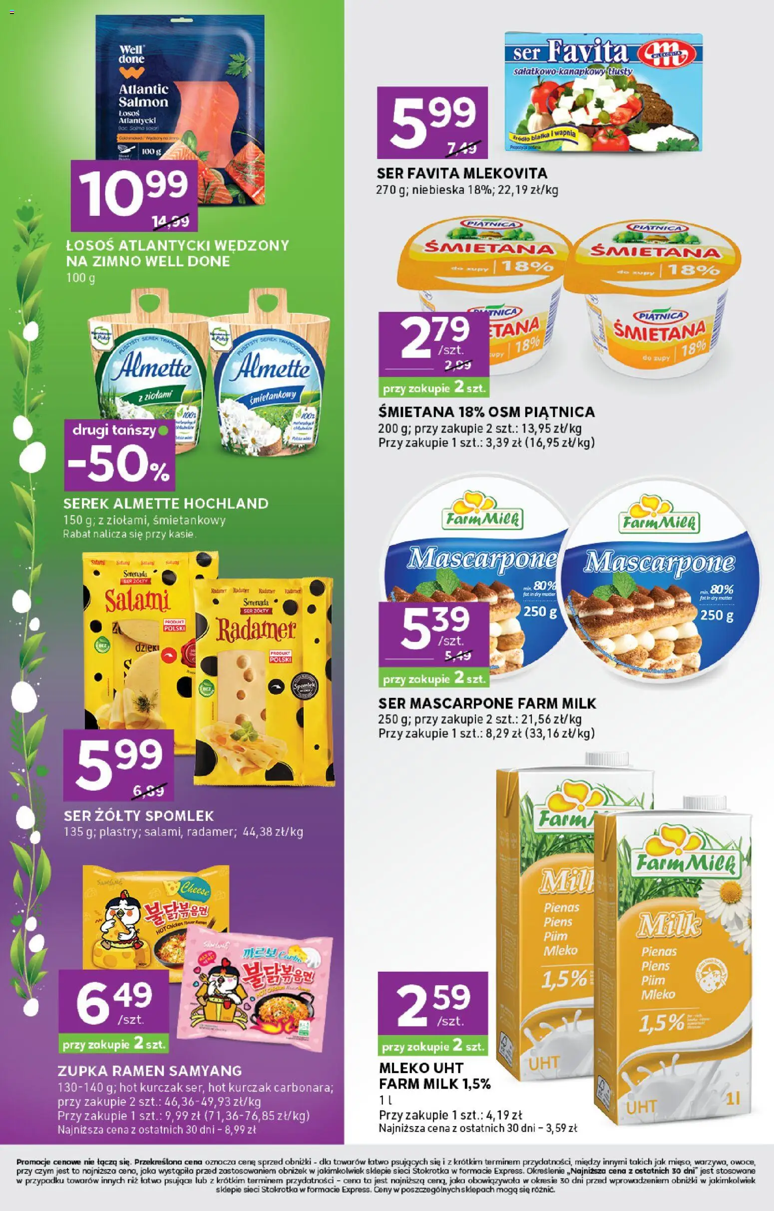 Stokrotka gazetka - Express od 02.04.2026 | Strona: 4 | Produkty: Ser favita, Serek, Ser, Ser mascarpone