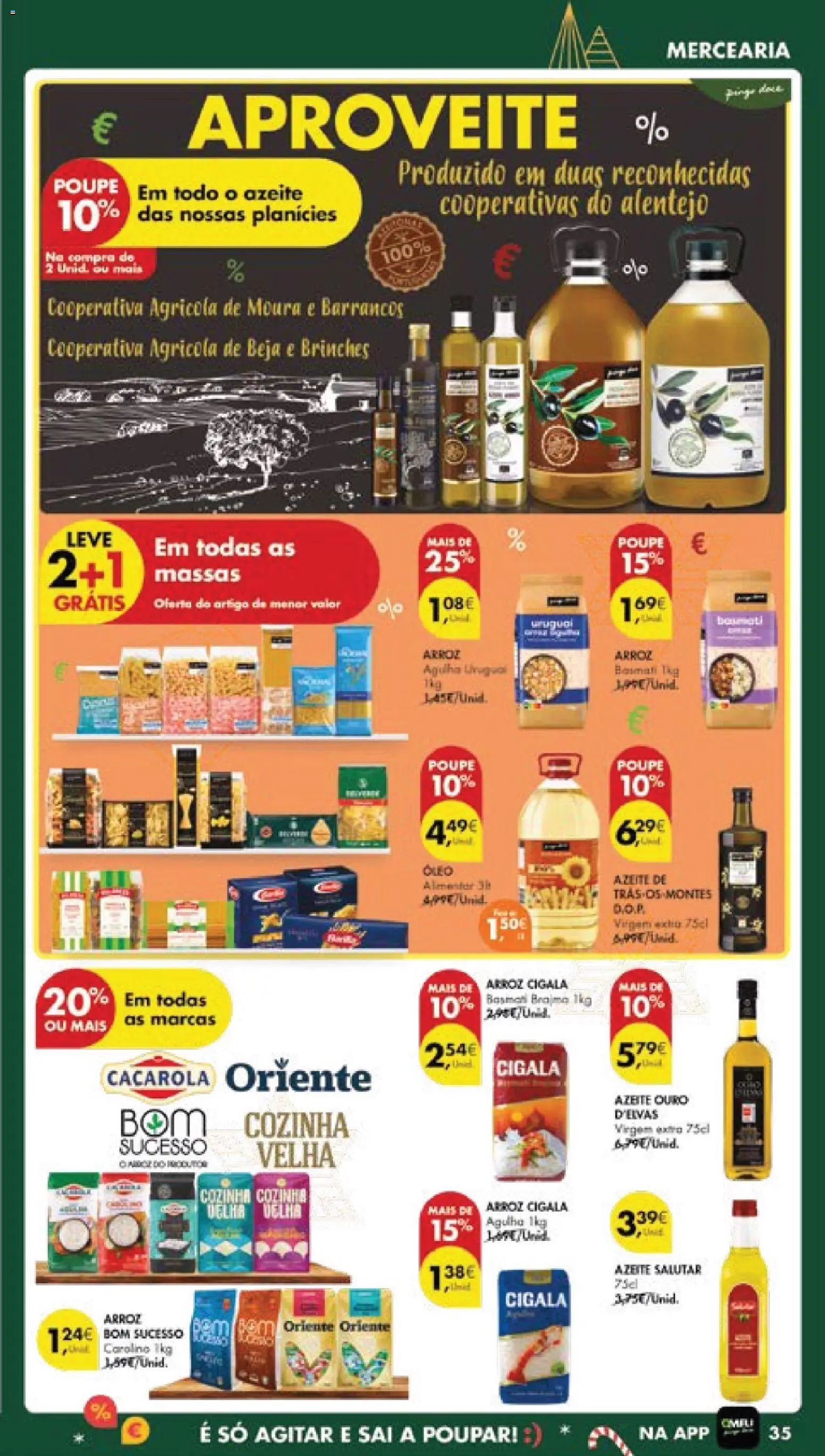 Pingo Doce folheto │ válido de 16.12.2025 | Página: 43 | Produtos: Azeite, Arroz basmati, Óleo, Arroz