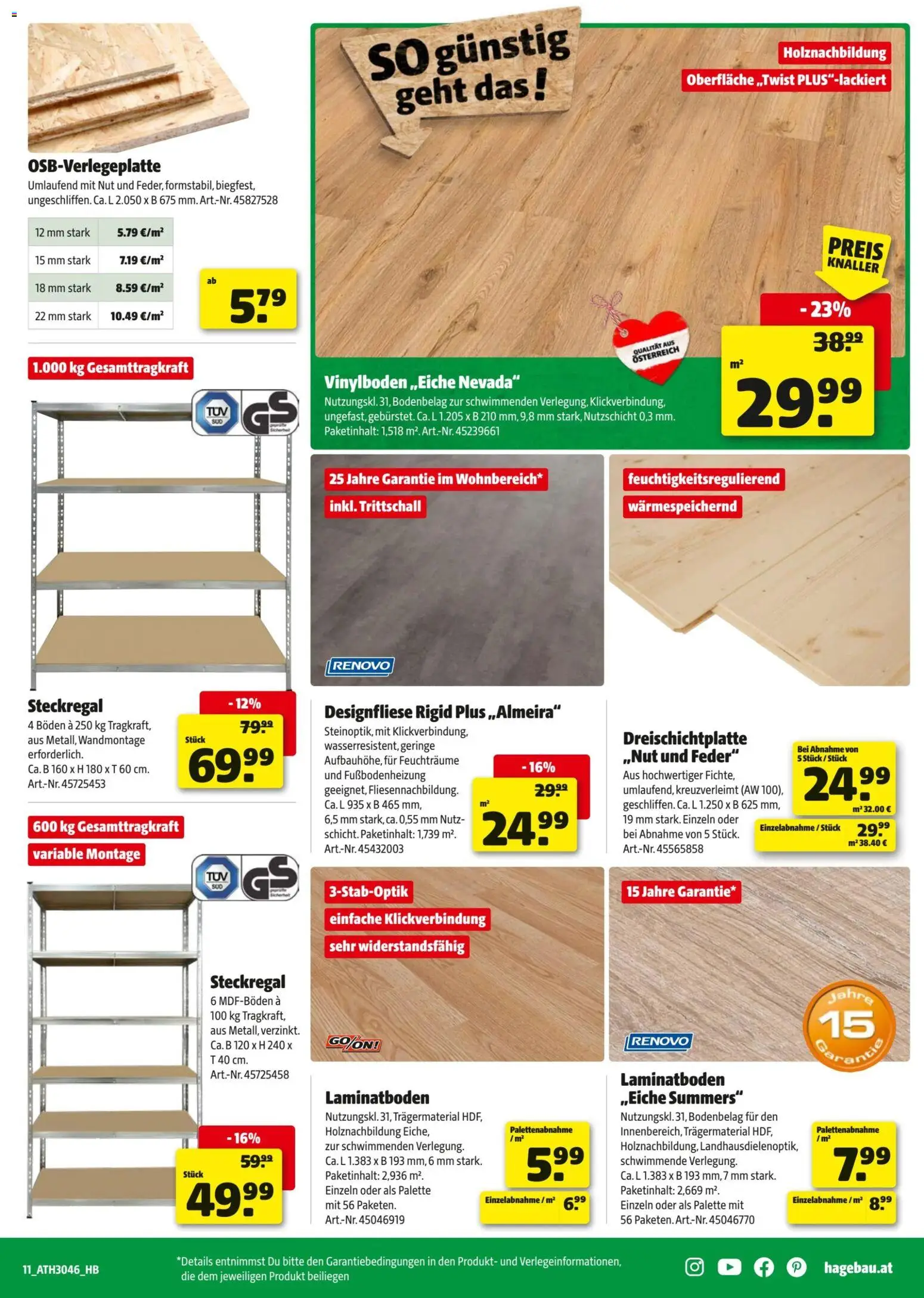 Hagebau Flugblatt gültig ab 04.11.2025 | Seite: 11