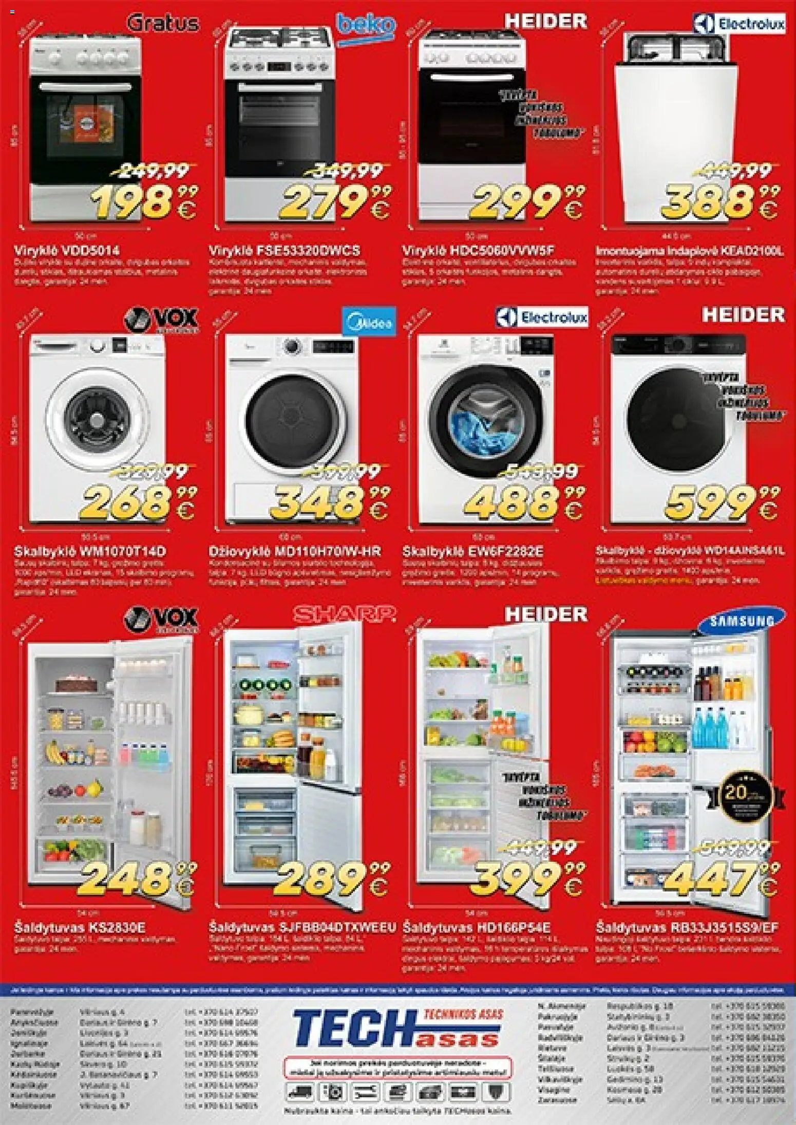 TECHasas akcijos nuo 14.01.2026 | Puslapis: 2 | Prekių: Šaldytuvas, Indaplovė
