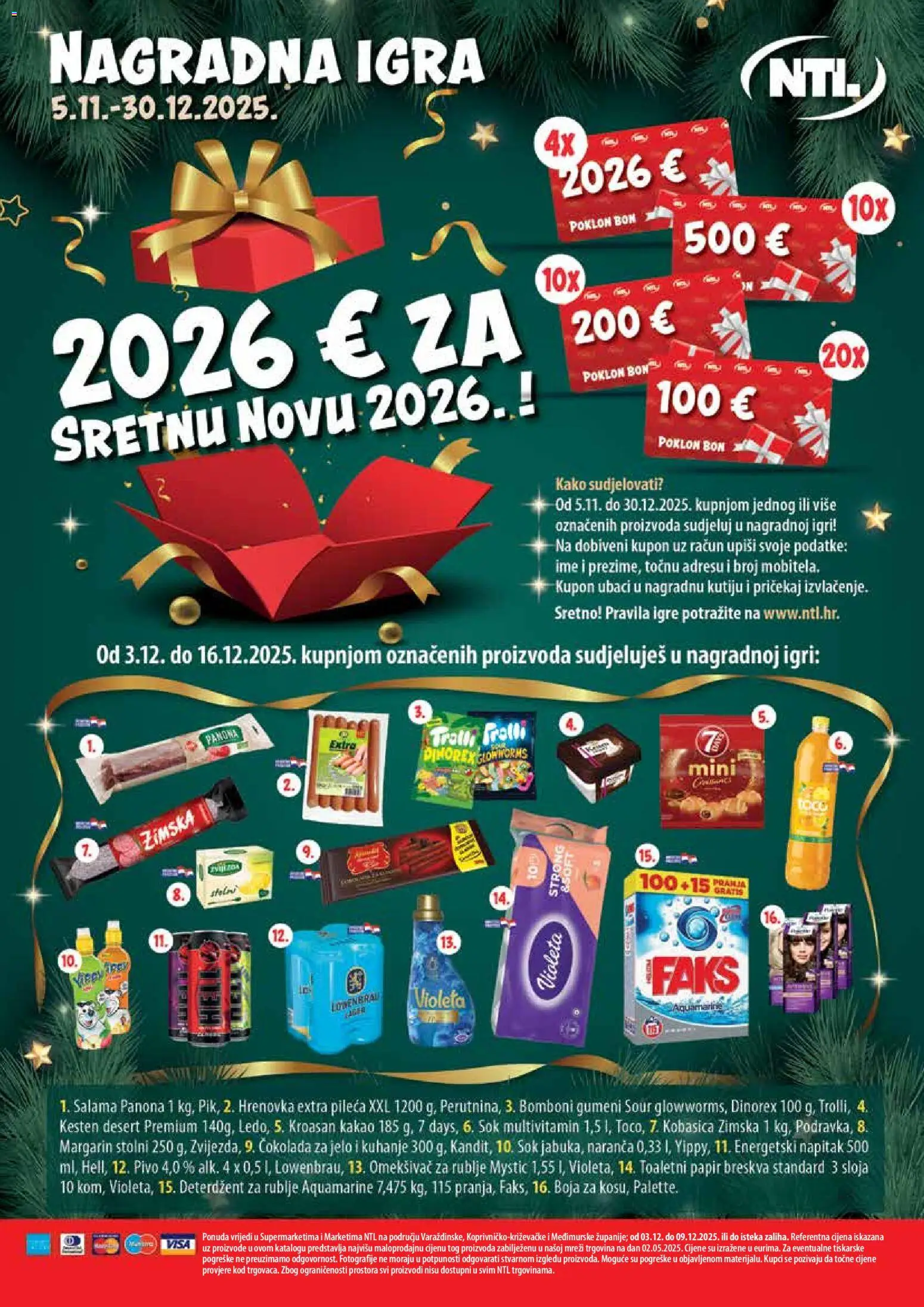 NTL katalog | vrijedi od 03.12.2025 | Stranica: 28 | Proizvodi: Čokolada, Margarin, Omekšivač, Breskva