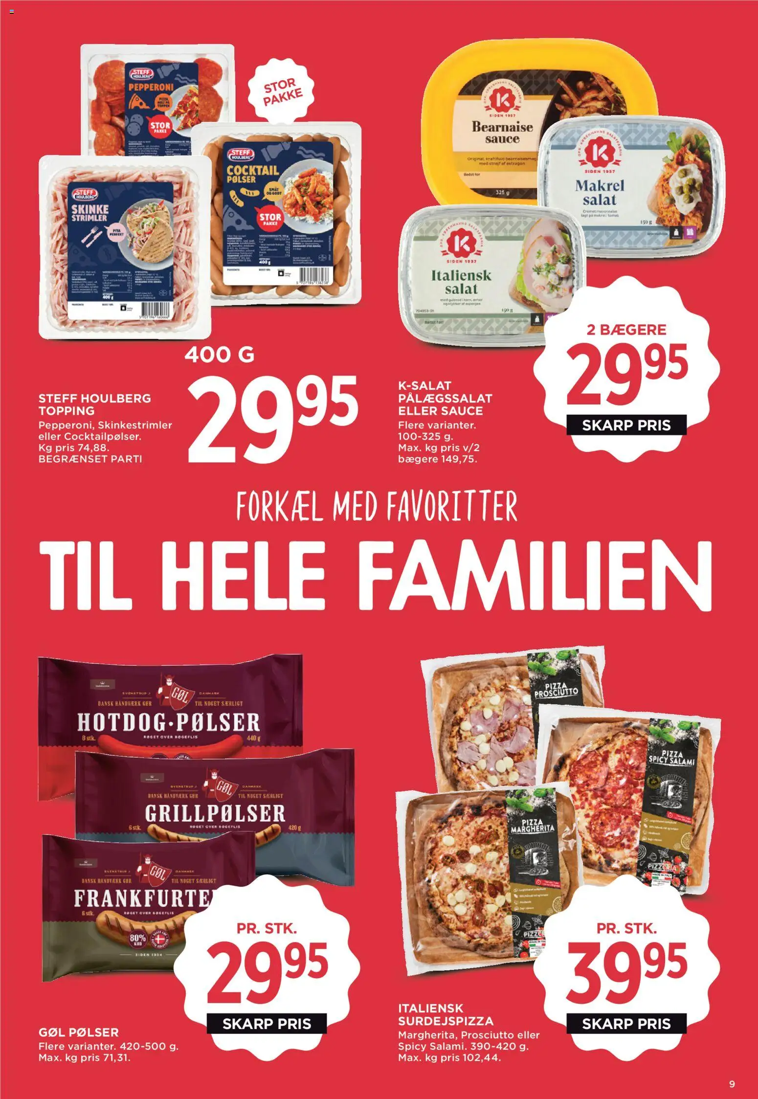 Meny tilbudsavis – gyldig fra 10.04.2026 | Side: 13 | Produkter: Salami, Skinke, Pizza, Salat