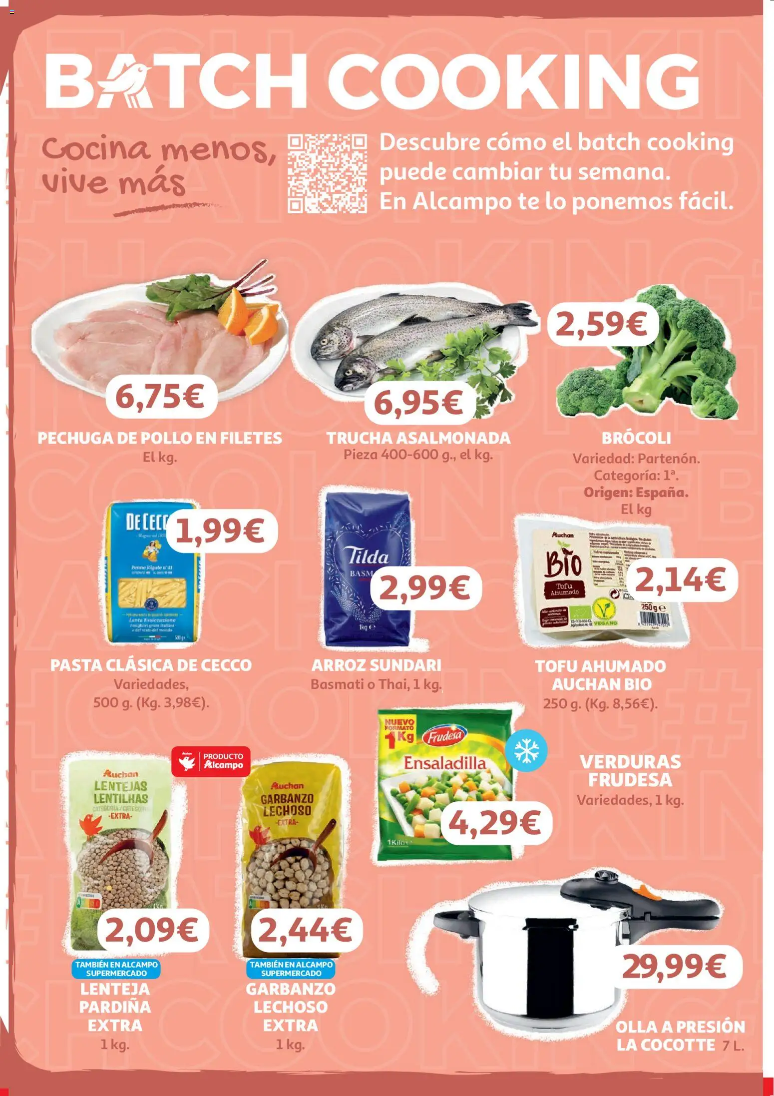 Alcampo - HP Unico │ válido desde el 15.01.2026 | Página: 4 | Productos: Arroz, Pasta, Té, Cocina