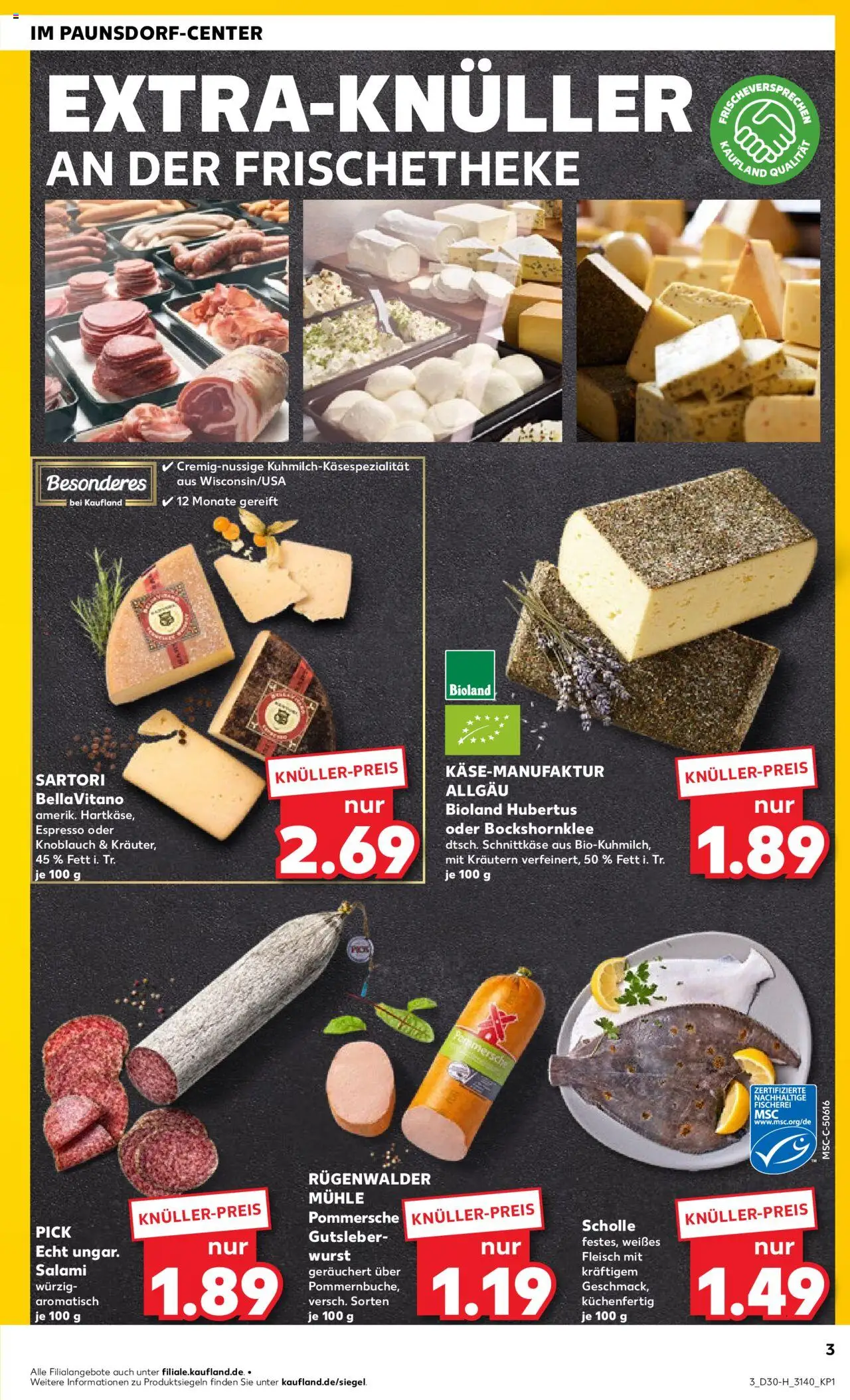 Kaufland prospekt Leipzig	 - gültig ab dem 24.07.2025 | Seite: 3 | Produkte: Mühle, Wurst, Knoblauch, Salami