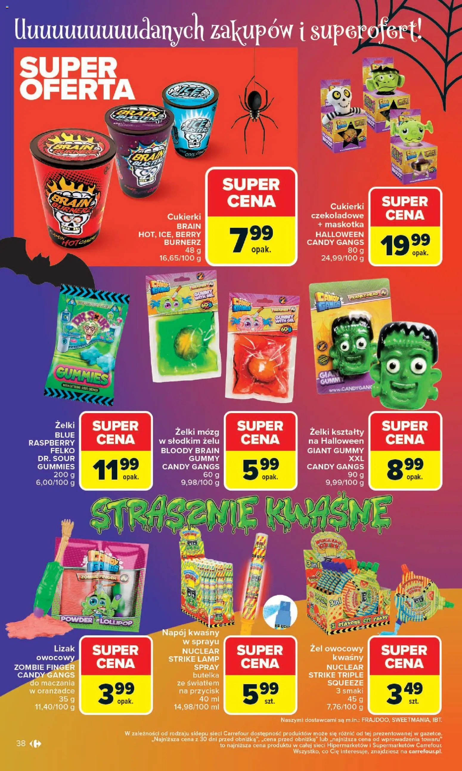 Carrefour Gazetka od 27.10.2025 | Strona: 40 | Produkty: Cukierki czekoladowe, Żelki, Cukierki