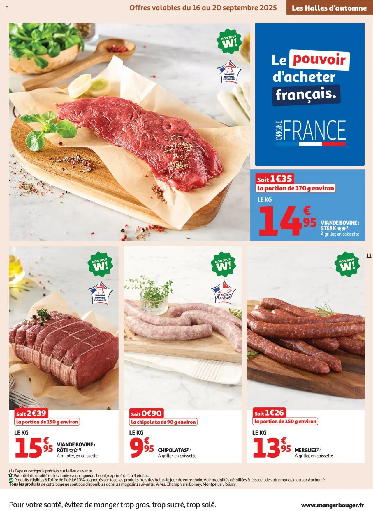  | Pagina: 11 | Producten: Steak, Chipolata, La