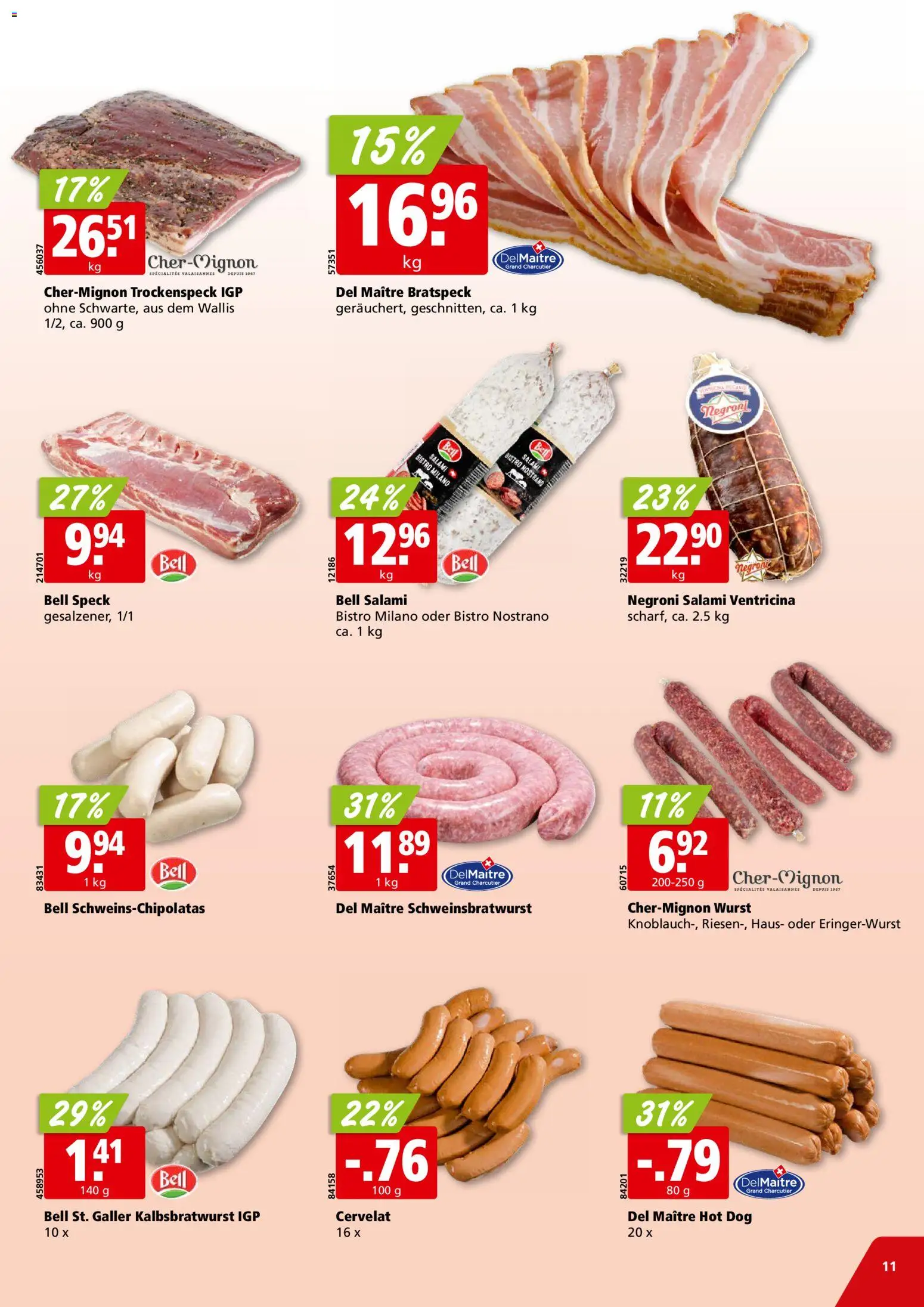Aligro Aktionen – gültig ab 12.01.2026 | Seite: 11 | Produkte: Salami, Wurst