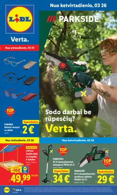 LIDL leidinys galioja nuo 23.03.2026