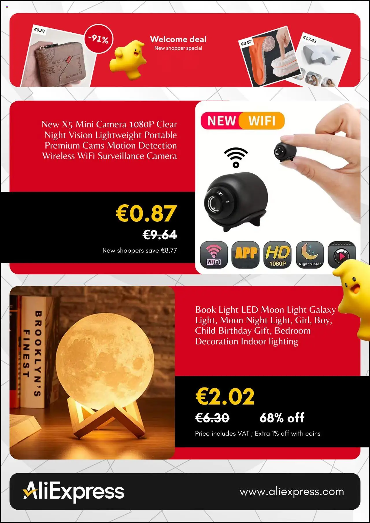 AliExpress leták │ platný od 12.08.2025 | Strana: 5 | Produkty: Led
