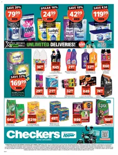 Checkers specials catalogue – valid from 07.04.2026 | Page: 8 | Products: Towel, Bleach, Gravy, Detergent