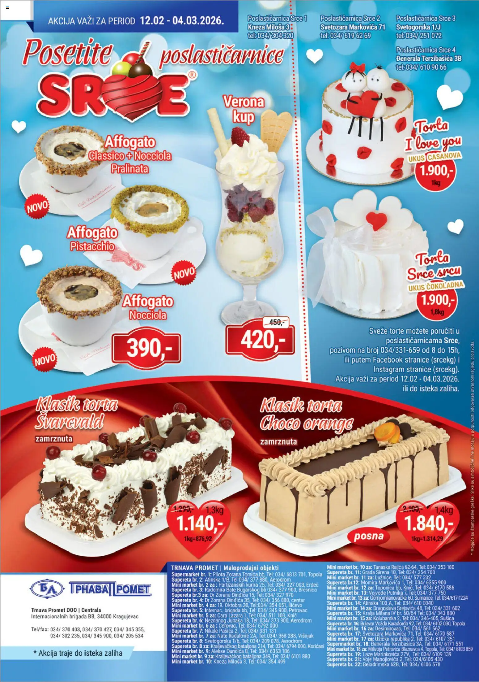 Trnava Promet katalog - važi od 12.02.2026 | Strana: 24 | Proizvode: Torta