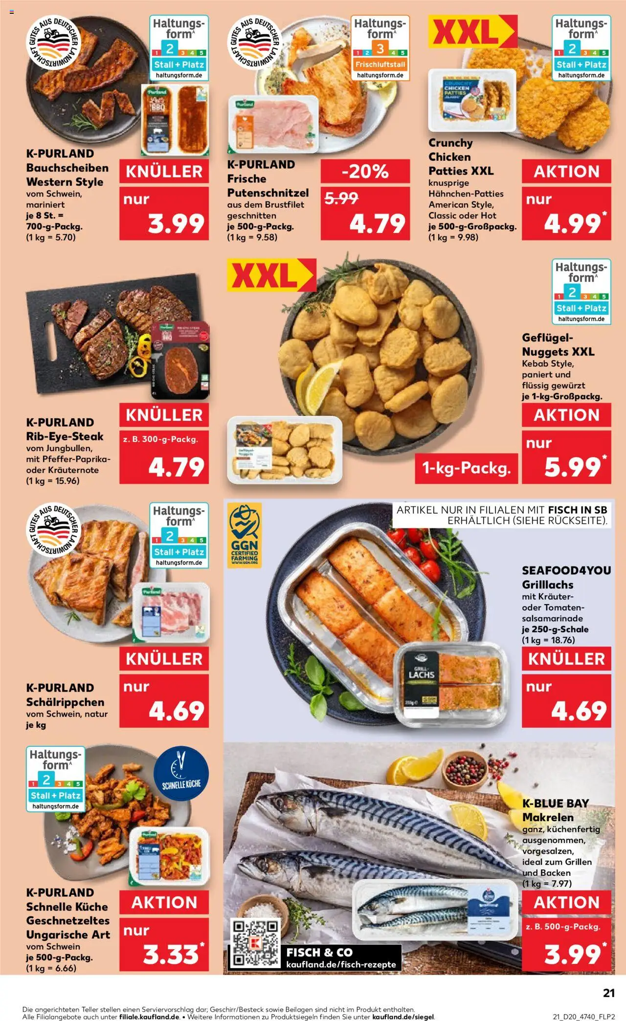 Kaufland - Hannover, Bornumer Straße 141 - gültig ab dem 15.05.2025 | Seite: 21 | Produkte: Küche, Tomaten, Fisch, Lachs
