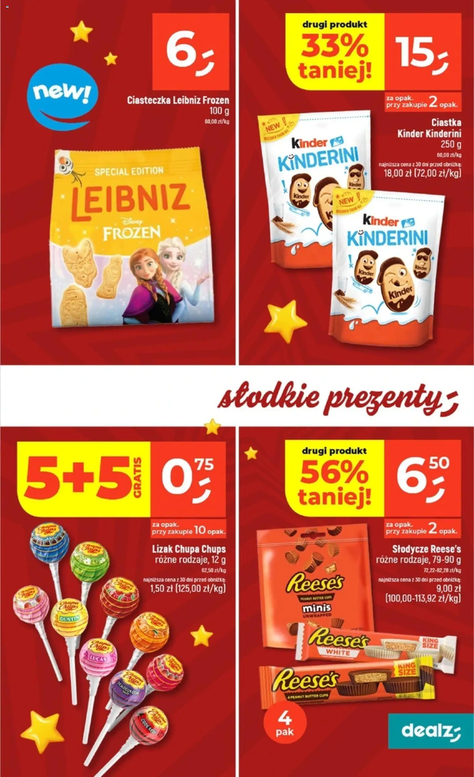 Dealz Gazetka od 04.12.2025 | Strona: 11 | Produkty: Słodycze, Lizak Chupa Chups, Reese's, Ciasteczka